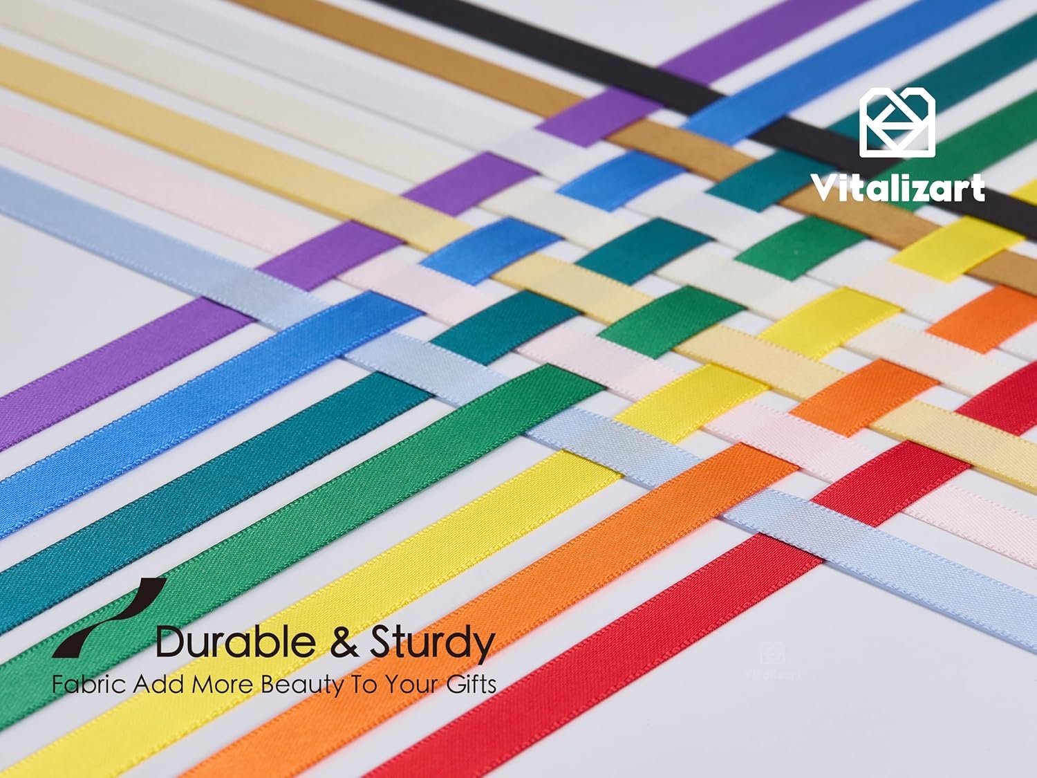 Wholesale Rainbow Satin Ribbon 3/8” x 14 Rolls 70 Yards Double Face Assorted Colors for Gift Wrapping Hair Bows Crafts Party Decor Bouquets Weddings Supplier