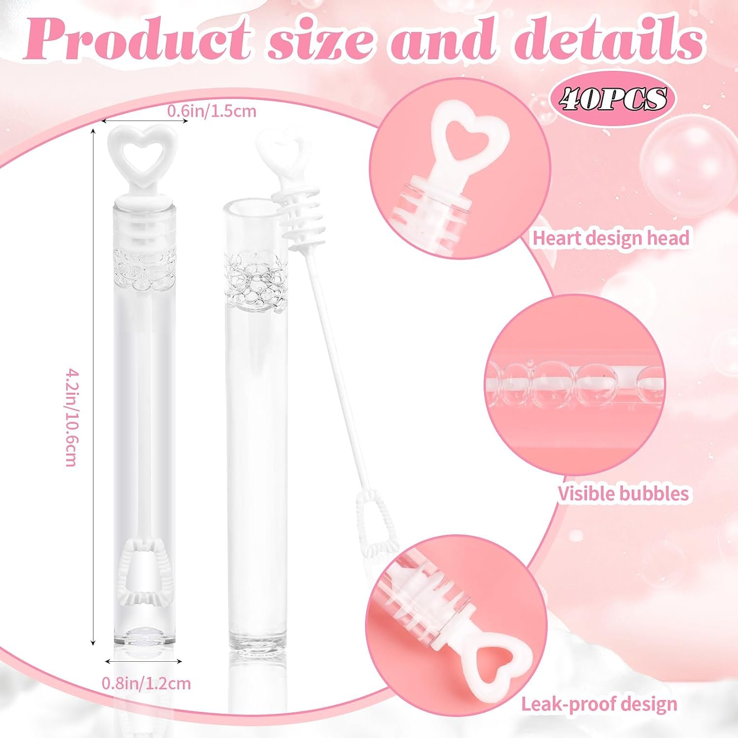 Wholesale 40pcs Mini White Heart Bubble Wands Wedding Party Favors Bachelorette Valentines Day Decorations Supplier Wholesale 40pcs Mini White Heart Bubble Wands Wedding Party Favors Bachelorette Valentines Day Decorations Supplier