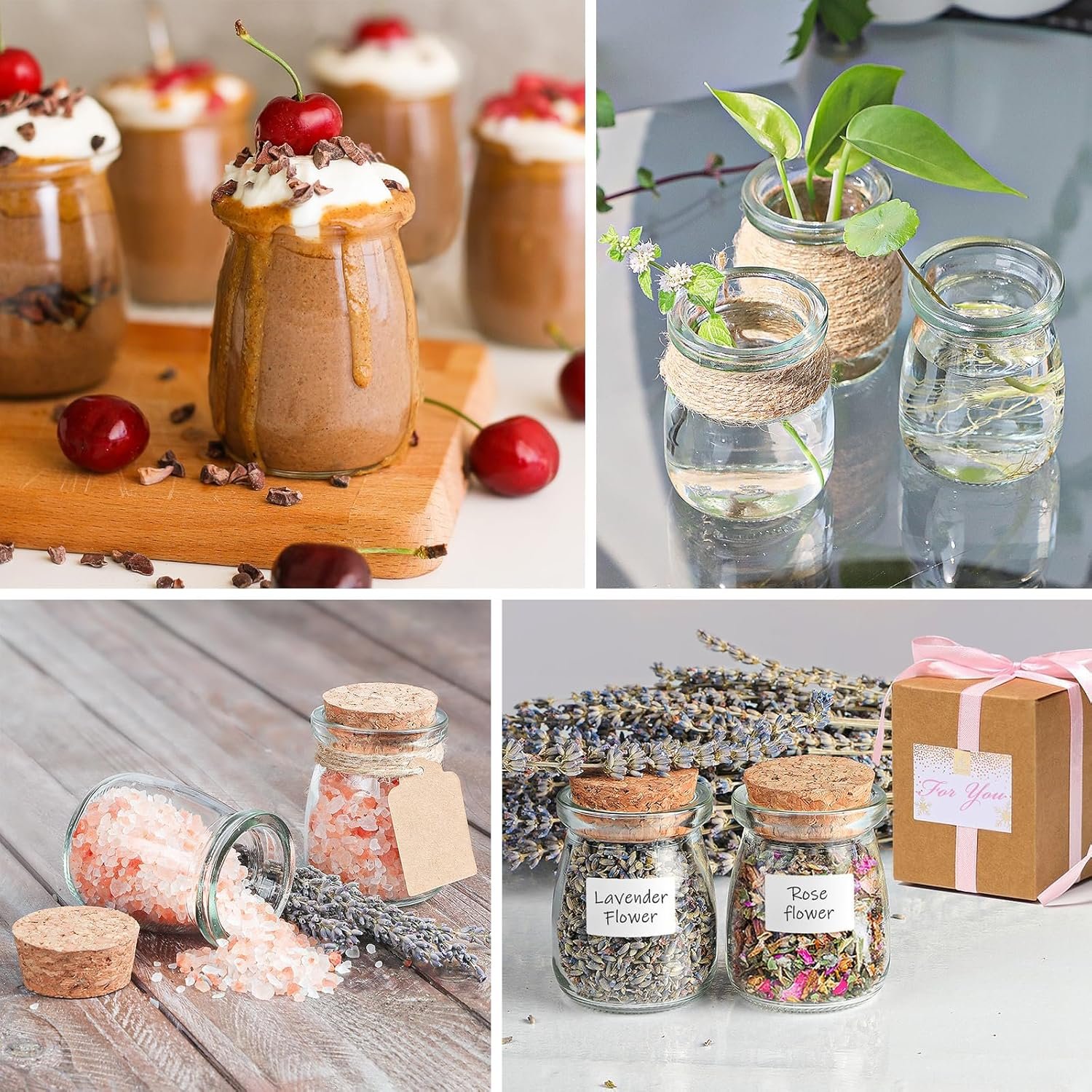 Wholesale 40 Pack 3.4 oz Glass Favor Jars with Cork Lids Small Bottles for Wedding Baby Shower Party Candy Gifts Bonus Twine Labels Supplier Wholesale 40 Pack 3.4 oz Glass Favor Jars with Cork Lids Small Bottles for Wedding Baby Shower Party Candy Gifts Bonus Twine Labels Supplier