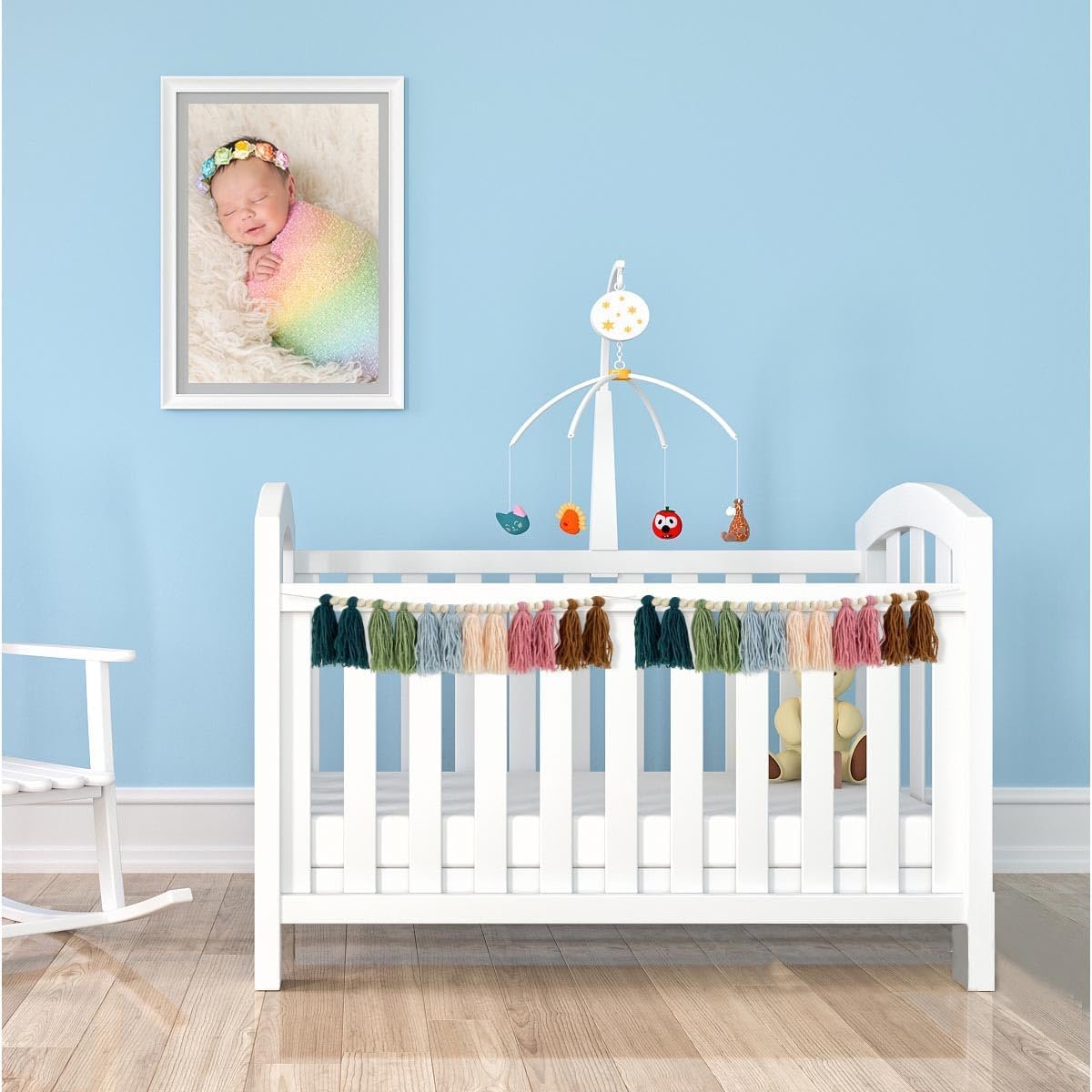 Wholesale Rainbow Boho Tassel Wall Hanging with Wood Beads Colorful Pastel Tassel Garland for Kids Room Classroom Bedroom Nursery Decoration Supplier Wholesale Rainbow Boho Tassel Wall Hanging with Wood Beads Colorful Pastel Tassel Garland for Kids Room Classroom Bedroom Nursery Decoration Supplier