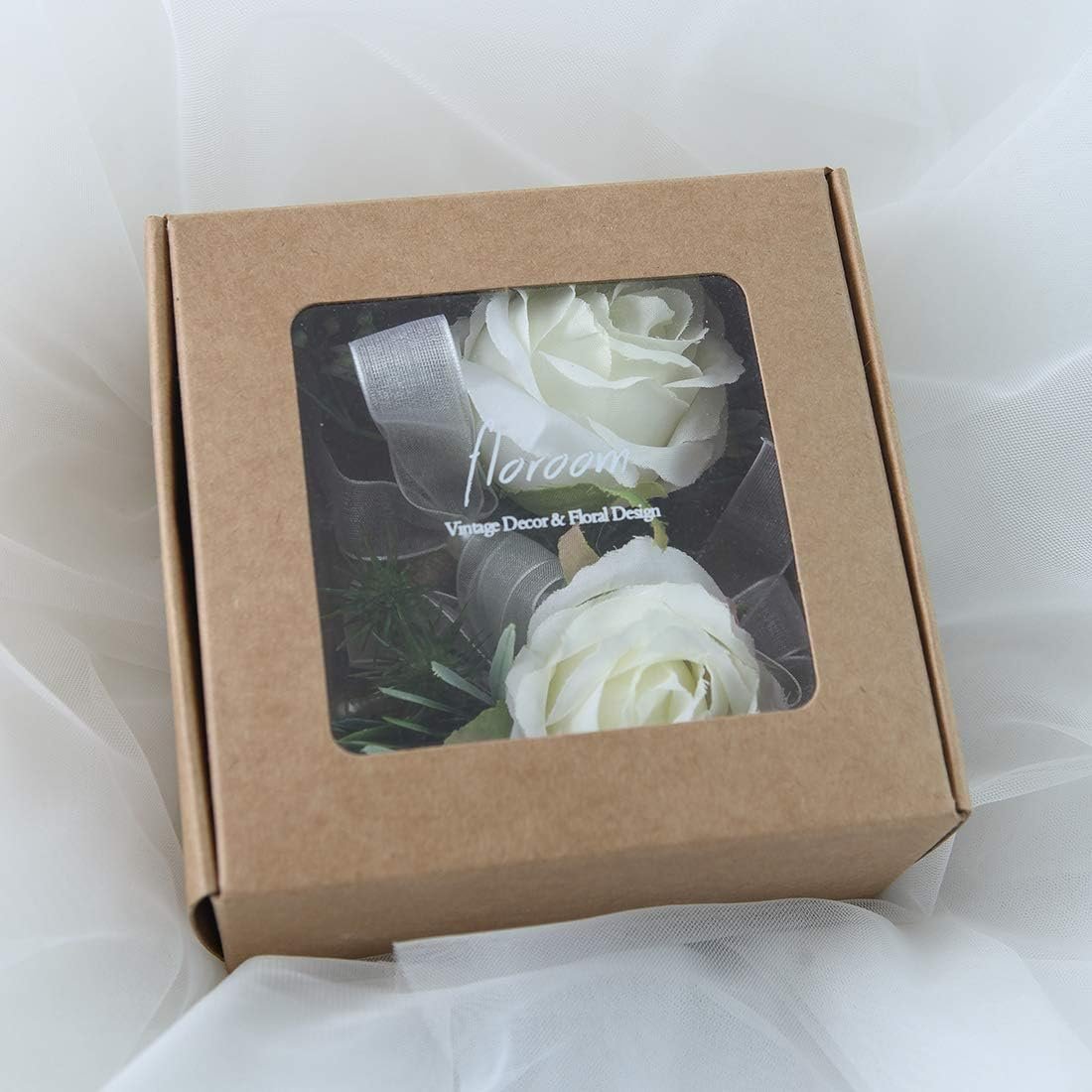 Wholesale Ivory Rose Wrist Corsage Wristlet Bracelet for Bride Bridesmaid Wedding Prom White Set of 2 Supplier Wholesale Ivory Rose Wrist Corsage Wristlet Bracelet for Bride Bridesmaid Wedding Prom White Set of 2 Supplier