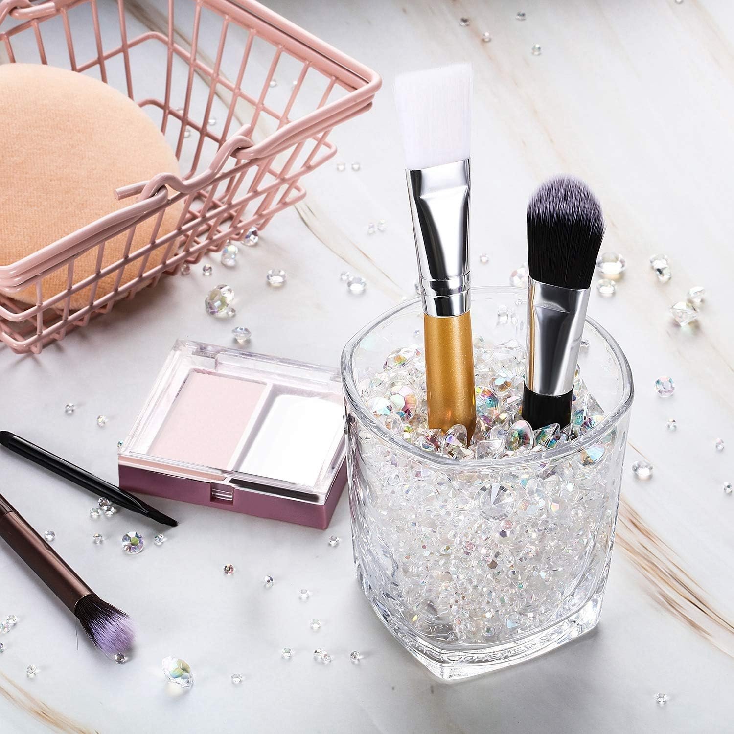 Wholesale 4000 Pieces Acrylic Diamond Crystals Gems Crystal AB 3mm 6mm 10mm Wedding Table Scattering Christmas Party Bridal Shower Masquerade Vase Fillers Supplier