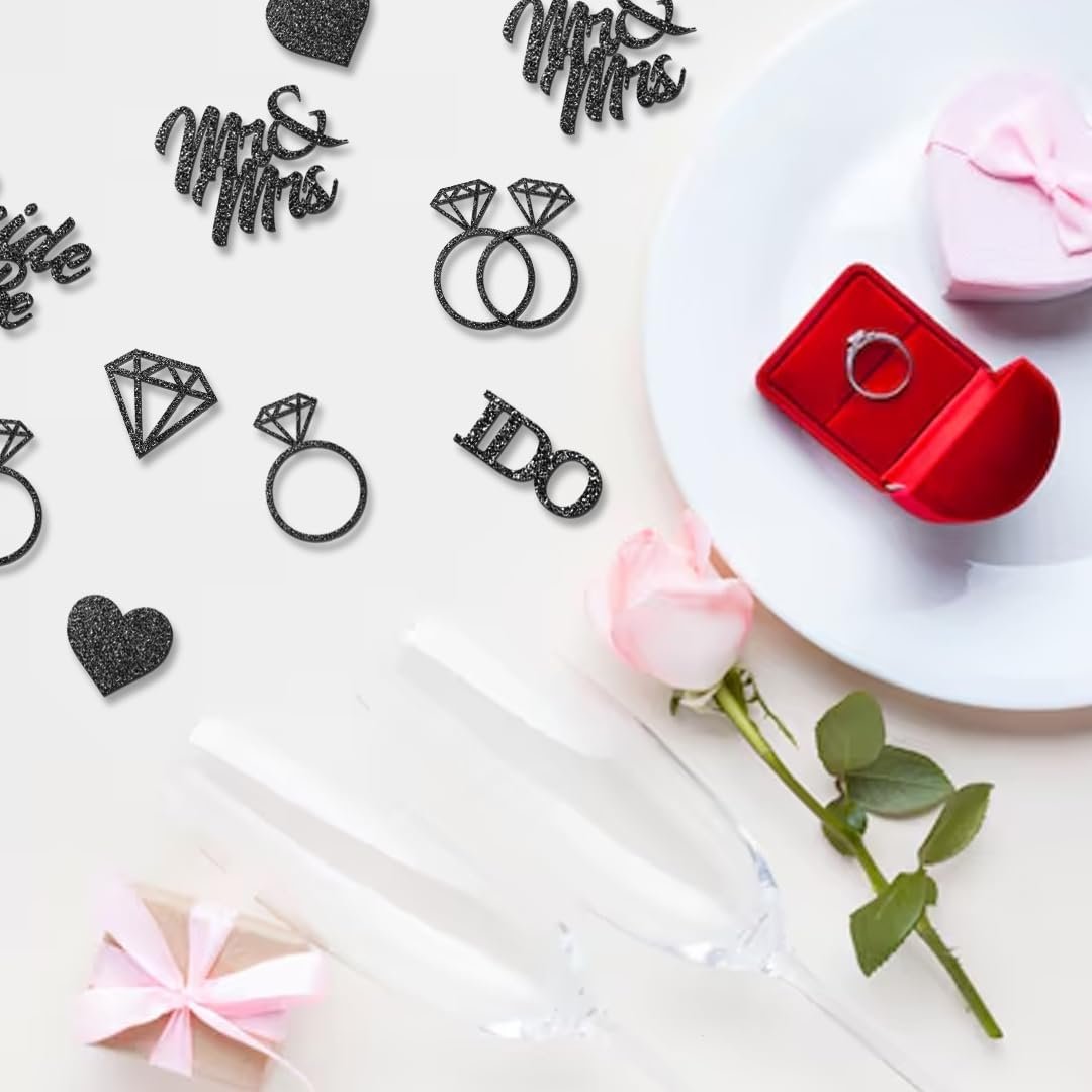 Wholesale Wedding Confetti for Bridal Showers Engagement Parties Bachelorette and Anniversary Celebrations Black Glitter Matte Black Supplier Wholesale Wedding Confetti for Bridal Showers Engagement Parties Bachelorette and Anniversary Celebrations Black Glitter Matte Black Supplier