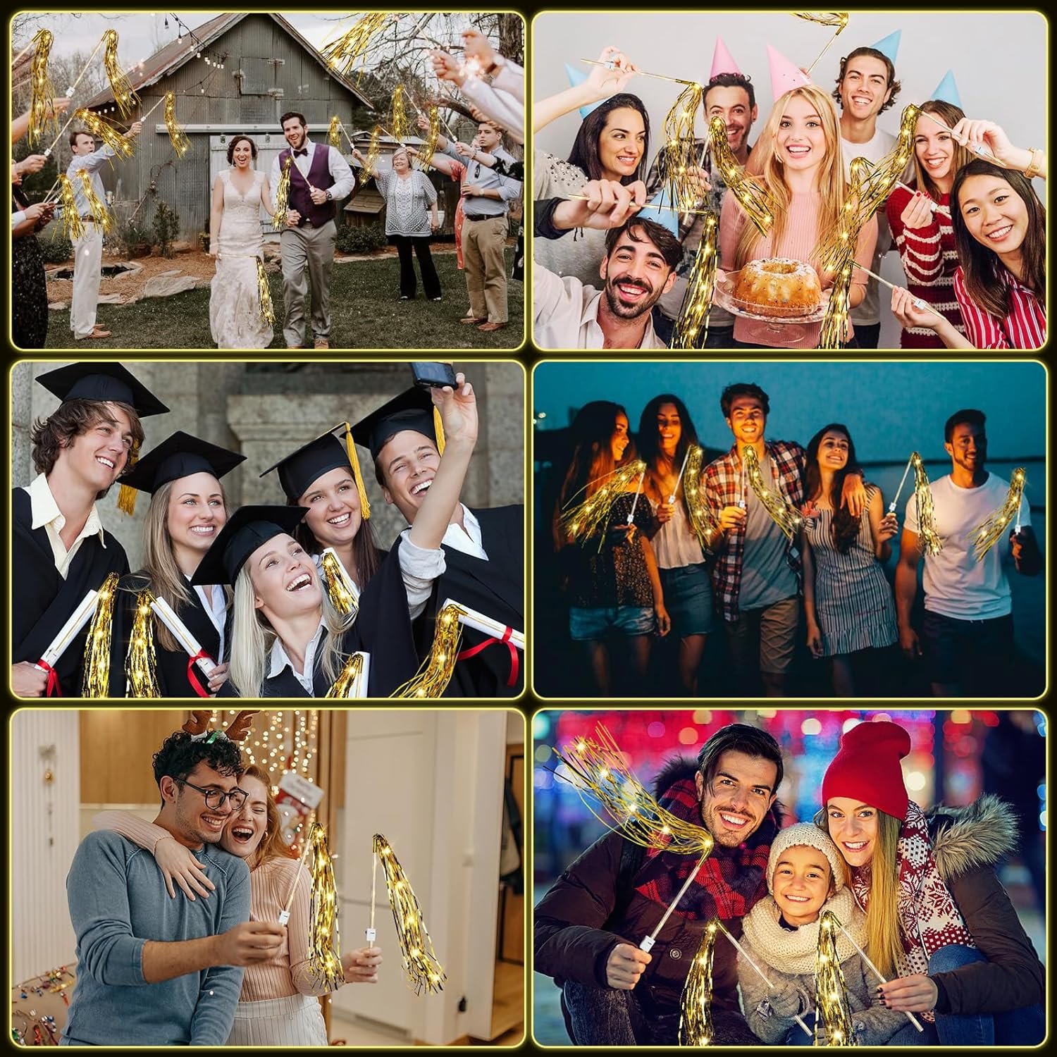 Wholesale Light Up Wedding Wands Send Off Ideas Celebration Party Favors Light Sticks for Baby Shower Birthday Christmas Supplier