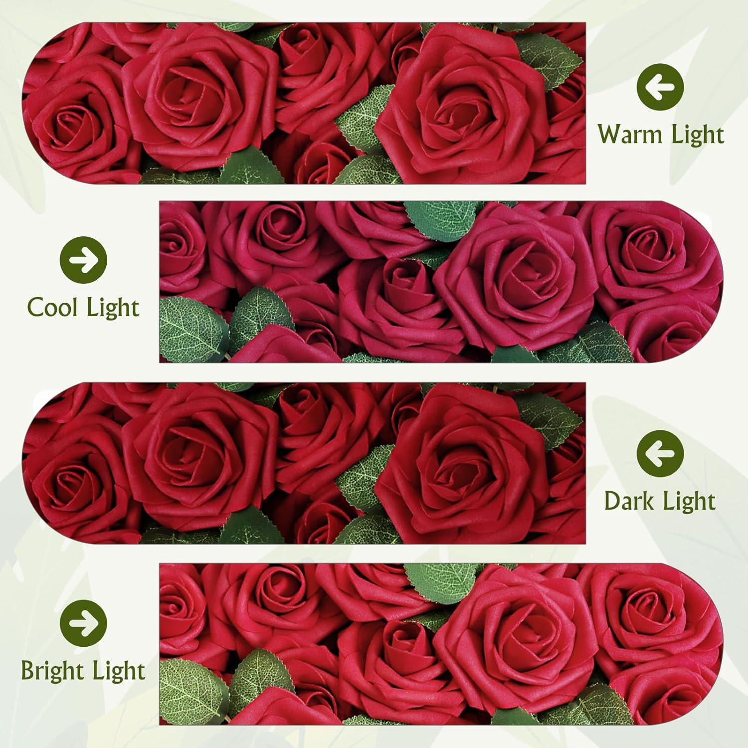 Wholesale Artificial Dark Red Roses 25pcs Realistic Fake Roses with Stems for DIY Wedding Bouquets Centerpieces Arrangements Party Baby Shower Valentines Day Christmas Tree Decorations Supplier