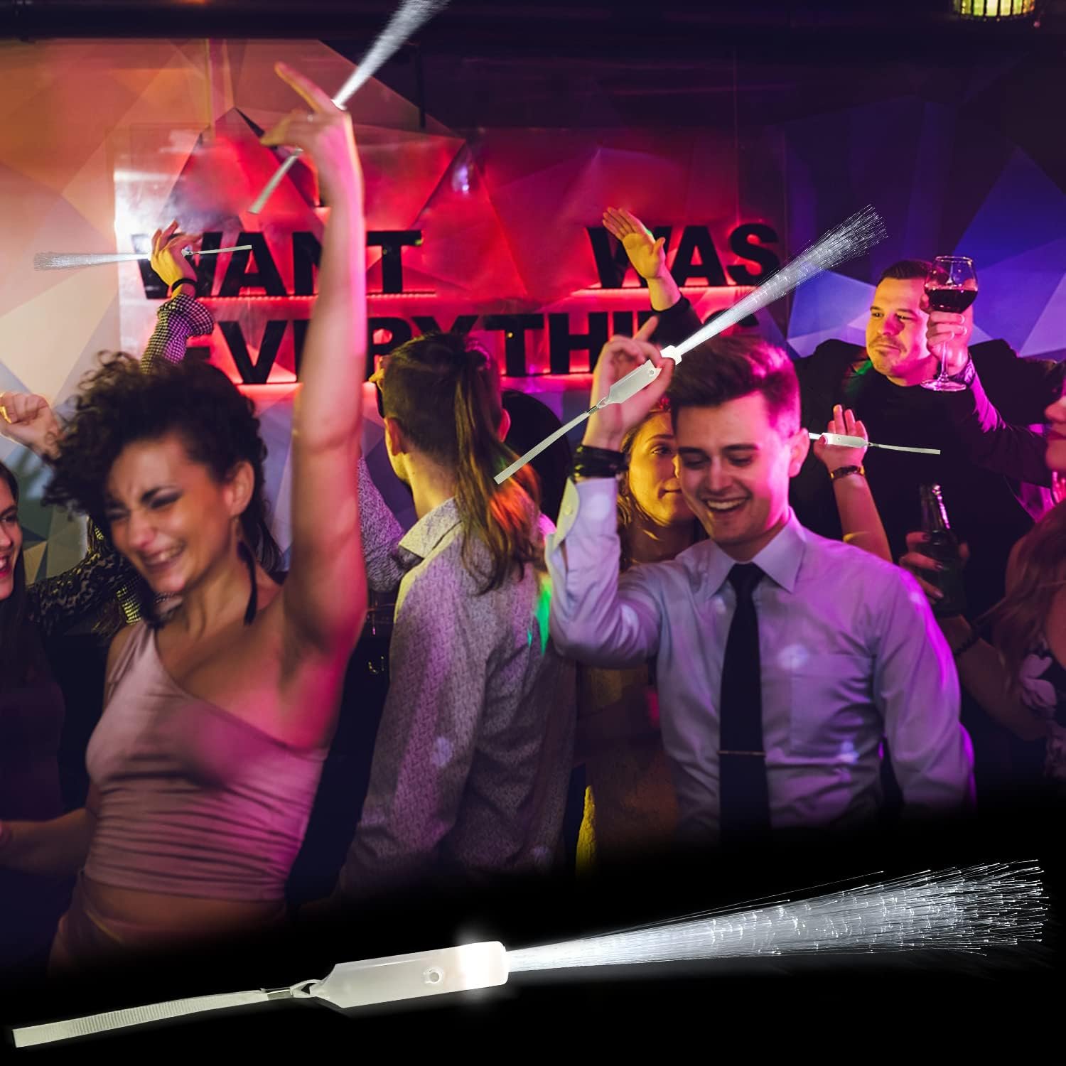 Wholesale 15 PCS White LED Fiber Optic Glow Wands 3 Light Modes Flashing Party Favors for Kids Wedding Bridal Shower Christmas Light Up Supplier Wholesale 15 PCS White LED Fiber Optic Glow Wands 3 Light Modes Flashing Party Favors for Kids Wedding Bridal Shower Christmas Light Up Supplier