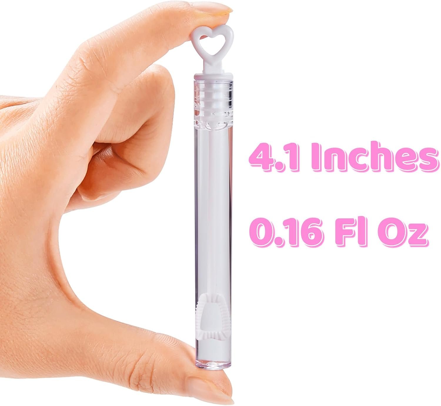 Wholesale 105 Pcs Mini White Heart Bubble Wands Party Favors for Weddings Anniversaries Valentine's Day Celebrations Engagements Supplier