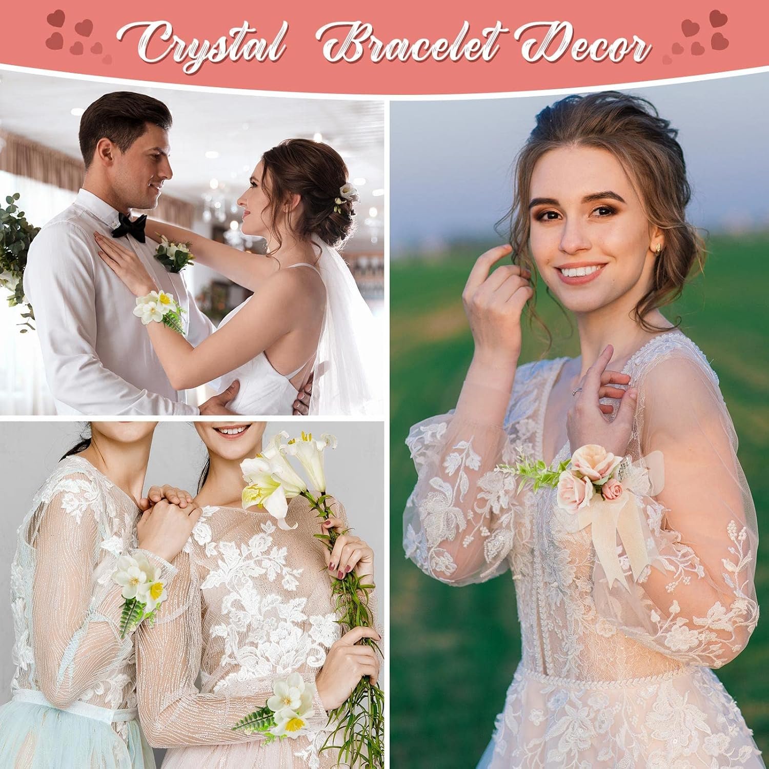 Wholesale 12 Pcs Stretch Elastic Rhinestone Corsage Wristlet Bands for Wedding Prom Anniversary Decor Supplier Wholesale 12 Pcs Stretch Elastic Rhinestone Corsage Wristlet Bands for Wedding Prom Anniversary Decor Supplier