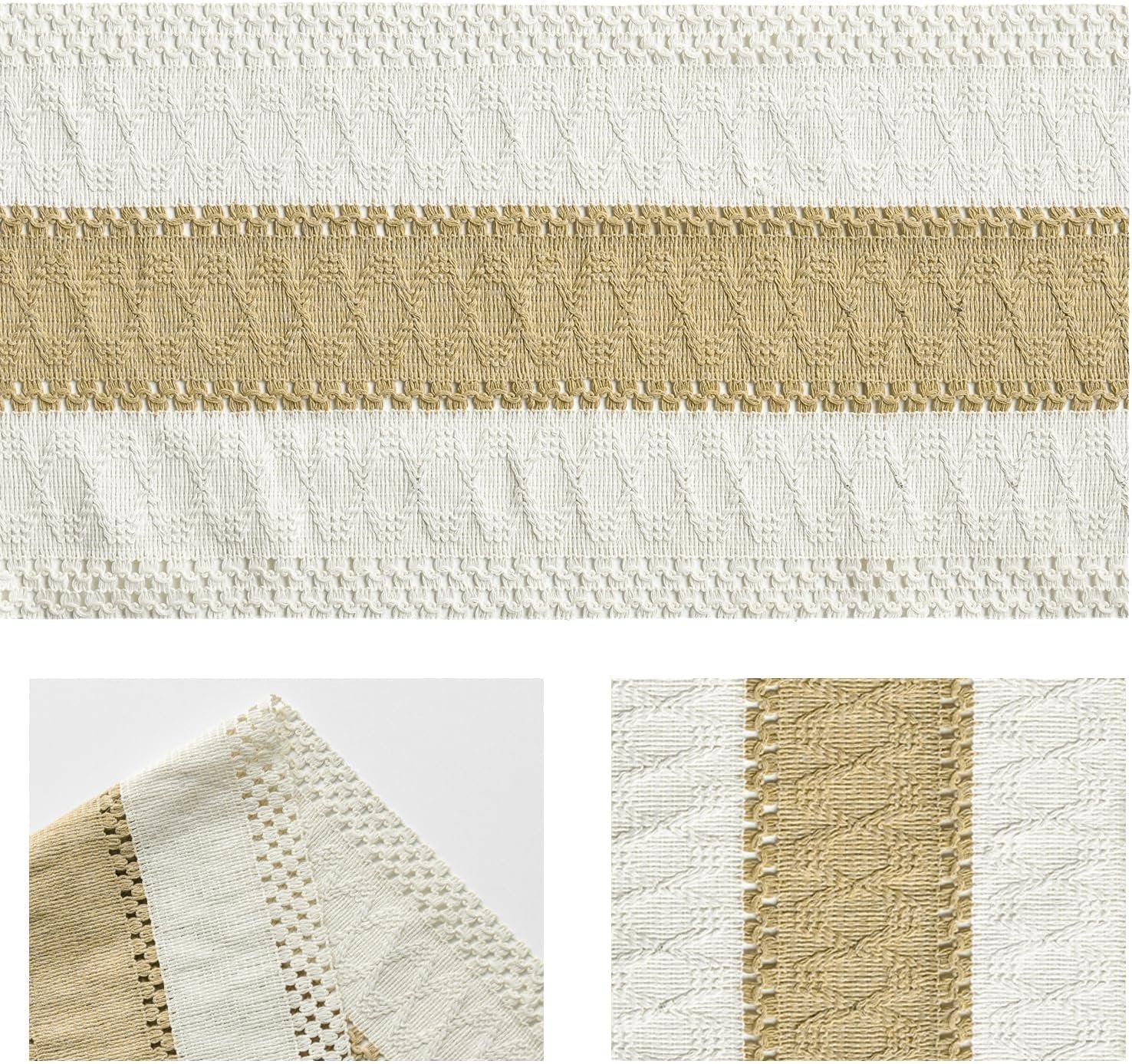 Wholesale Burlap Brown Farmhouse Rustic Table Runner Seasonal Holiday Hollow Kitchen Dining Decoration Home Party 12x72 Inch Supplier