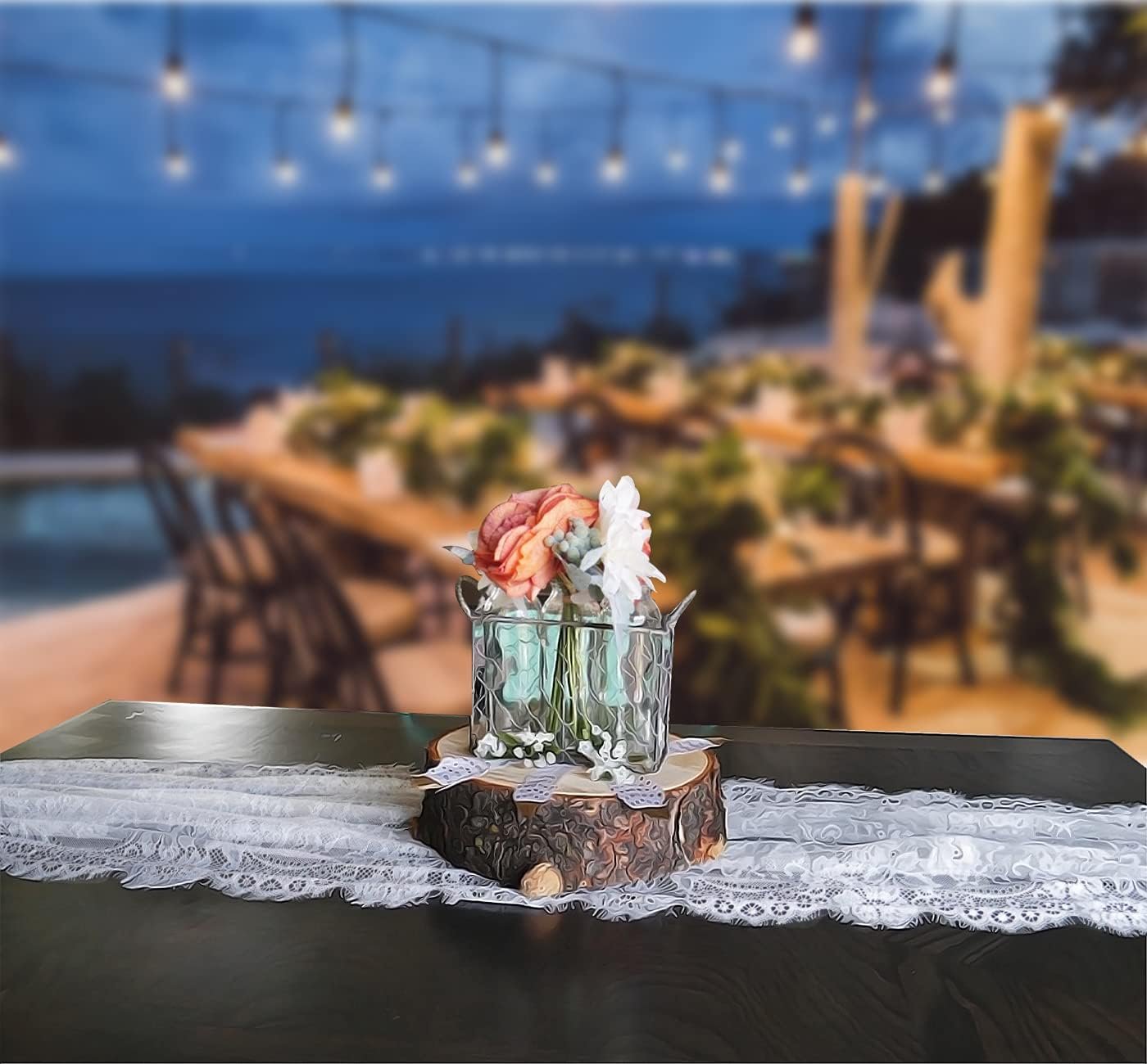 Wholesale 3 Pcs White Lace Embroidered Boho Table Runners 14 x 120 Inch for Wedding Party Bridal Shower Vintage Rustic Decorations Supplier Wholesale 3 Pcs White Lace Embroidered Boho Table Runners 14 x 120 Inch for Wedding Party Bridal Shower Vintage Rustic Decorations Supplier