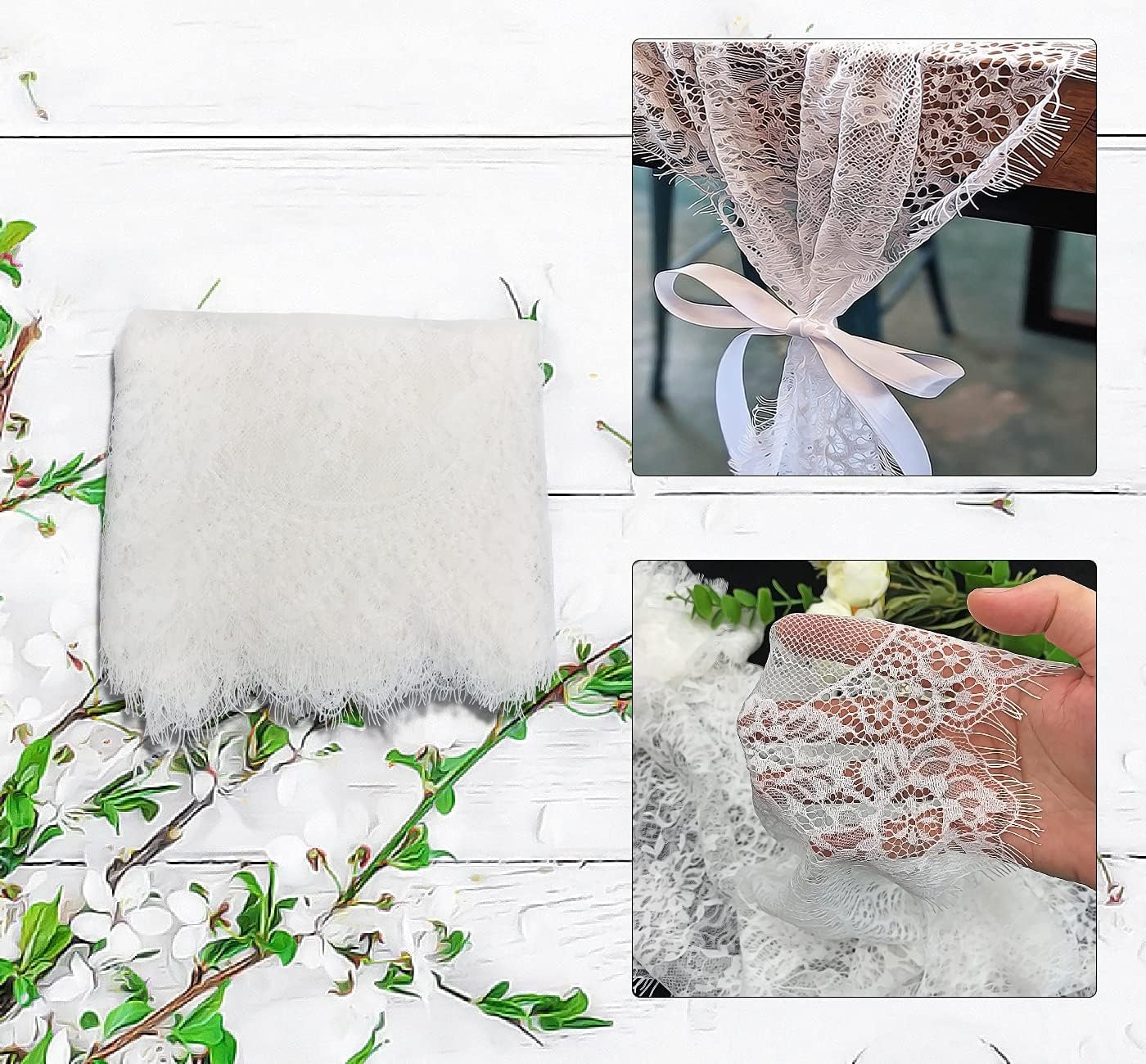 Wholesale 3 Pcs White Lace Embroidered Boho Table Runners 14 x 120 Inch for Wedding Party Bridal Shower Vintage Rustic Decorations Supplier Wholesale 3 Pcs White Lace Embroidered Boho Table Runners 14 x 120 Inch for Wedding Party Bridal Shower Vintage Rustic Decorations Supplier