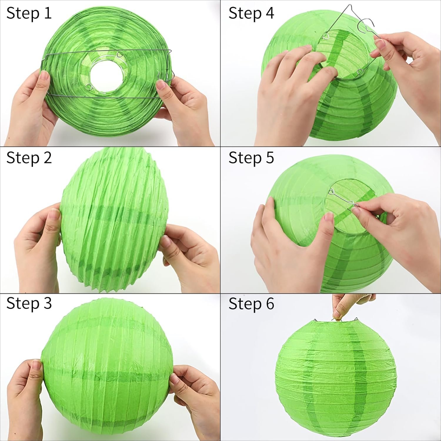 Wholesale 16 Pcs Colorful Multi-Color Hanging Paper Lanterns for Party Classroom Wedding Home Decor in 4 6 8 10 Inch Sizes Supplier