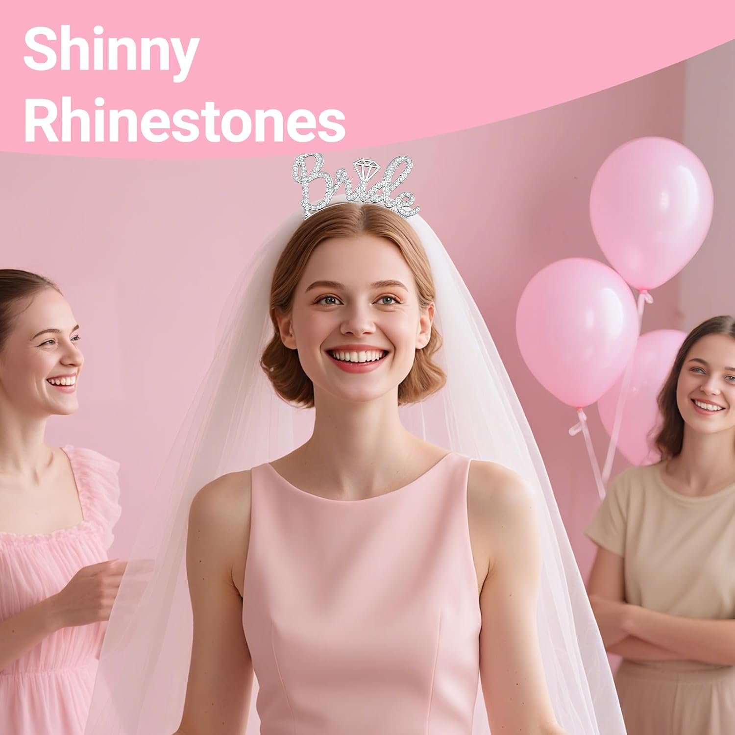 Wholesale 3Pcs Bride to Be Headband with Sash and Veil for Bachelorette Party Decorations Bridal Shower Accessories Gifts Favors in Silver Supplier Wholesale 3Pcs Bride to Be Headband with Sash and Veil for Bachelorette Party Decorations Bridal Shower Accessories Gifts Favors in Silver Supplier