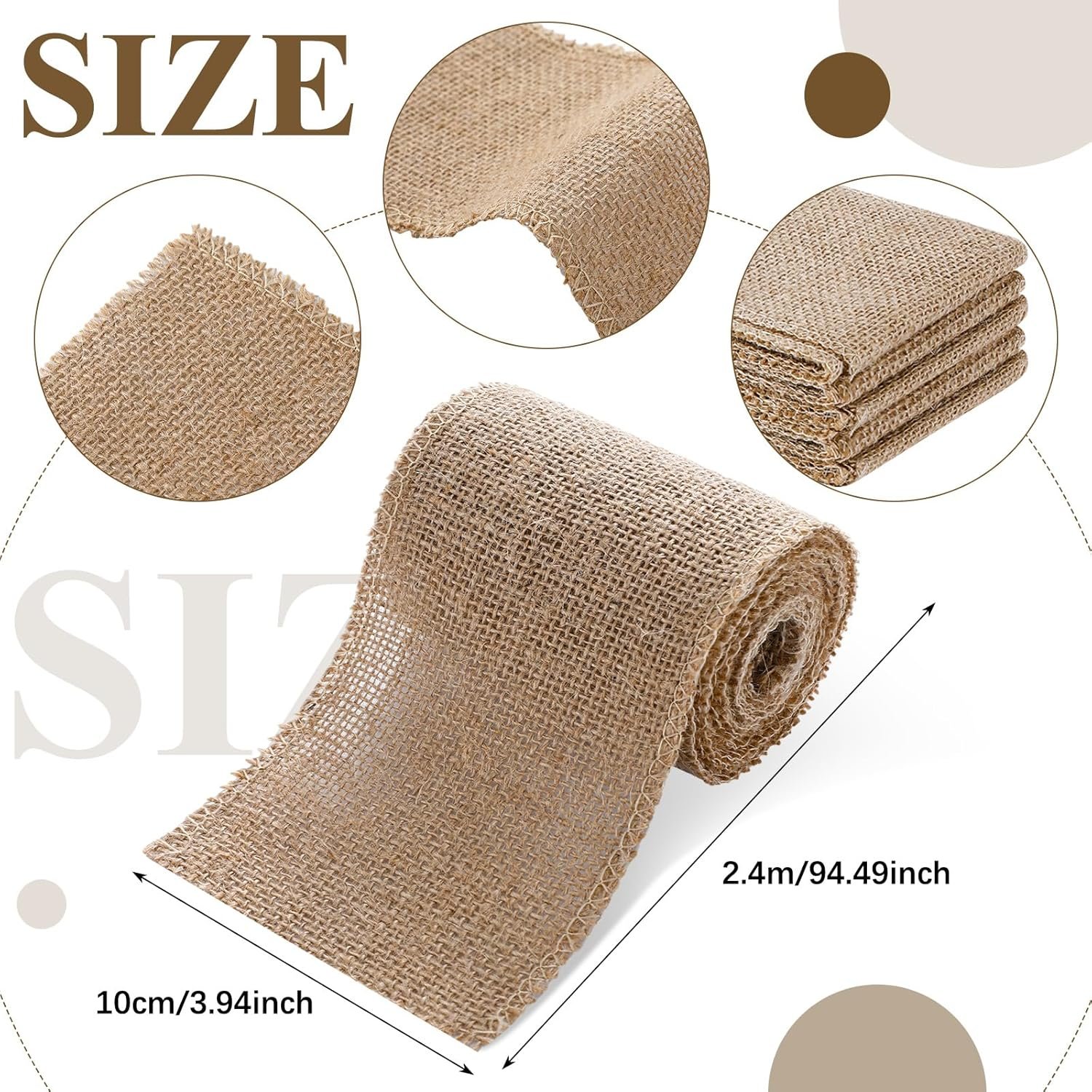 Wholesale 24 Pcs Burlap Chair Sashes Natural Jute Bow Ribbon Ties for Rustic Country Wedding Farmhouse Vintage Party Reception Decoration 3.9inch x 7.87ft Supplier Wholesale 24 Pcs Burlap Chair Sashes Natural Jute Bow Ribbon Ties for Rustic Country Wedding Farmhouse Vintage Party Reception Decoration 3.9inch x 7.87ft Supplier