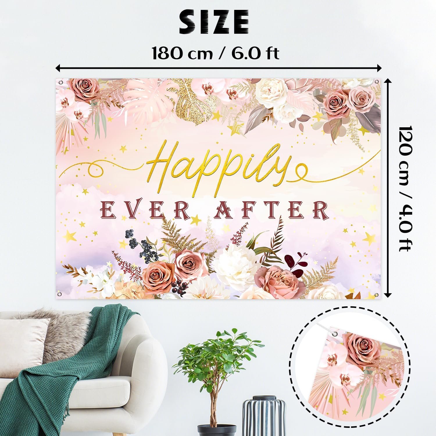 Wholesale Happily Ever After Mr & Mrs Wedding Backdrop Banner Photography Poster Engagement Anniversary Bridal Shower Photo Booth Props 6x4ft Supplier Wholesale Happily Ever After Mr & Mrs Wedding Backdrop Banner Photography Poster Engagement Anniversary Bridal Shower Photo Booth Props 6x4ft Supplier