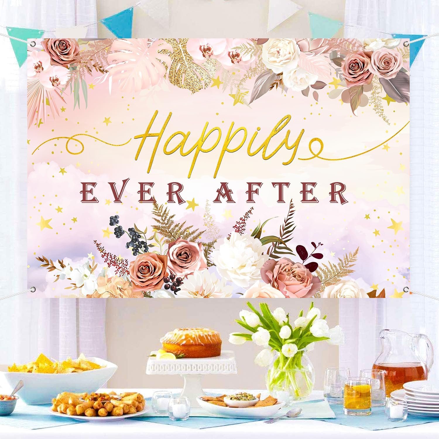 Wholesale Happily Ever After Mr & Mrs Wedding Backdrop Banner Photography Poster Engagement Anniversary Bridal Shower Photo Booth Props 6x4ft Supplier Wholesale Happily Ever After Mr & Mrs Wedding Backdrop Banner Photography Poster Engagement Anniversary Bridal Shower Photo Booth Props 6x4ft Supplier