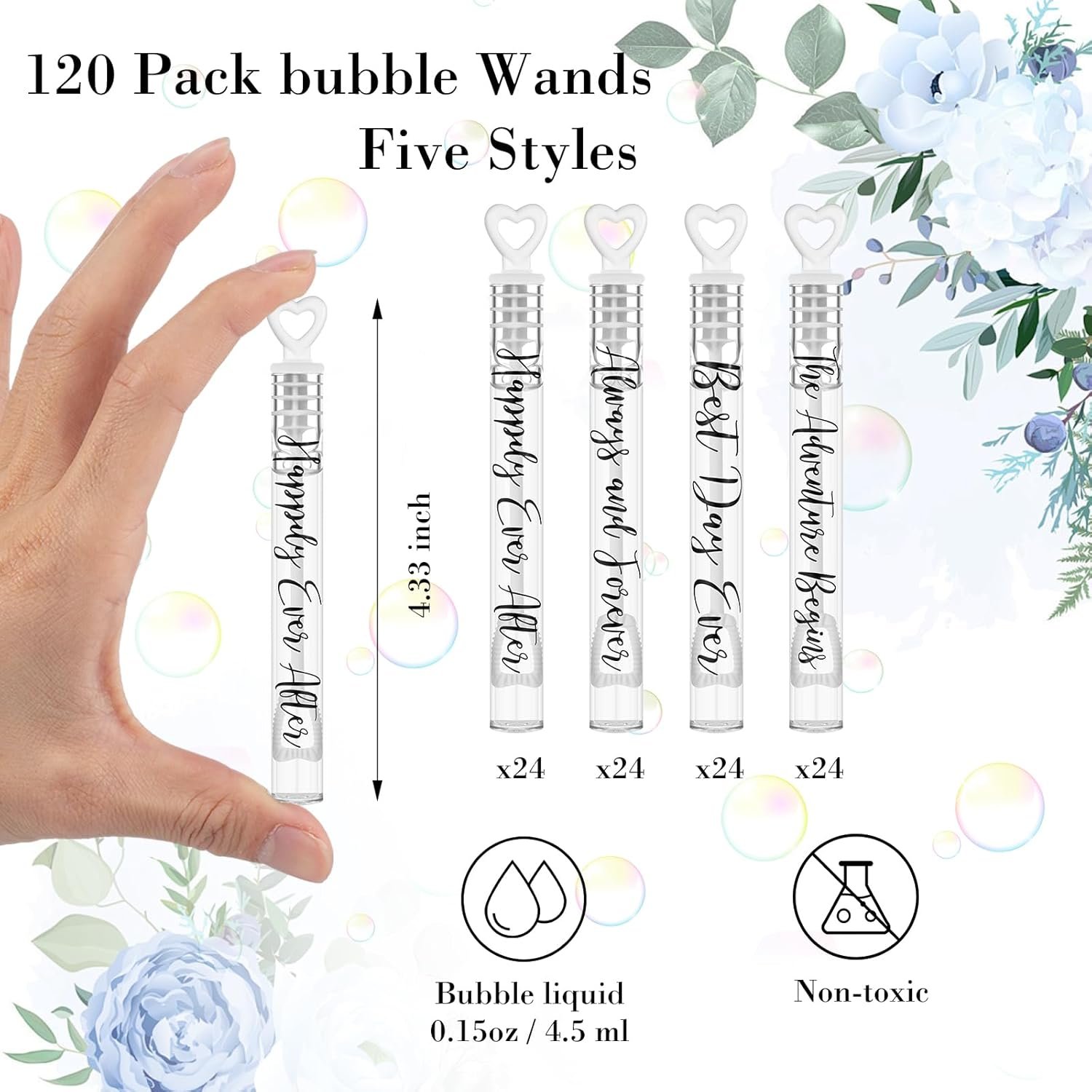 Wholesale 120 Count Mini Heart Bubble Wands Bulk for Wedding Guests Send Off Adults Party Supplies Valentine Anniversaries Celebrations Supplier