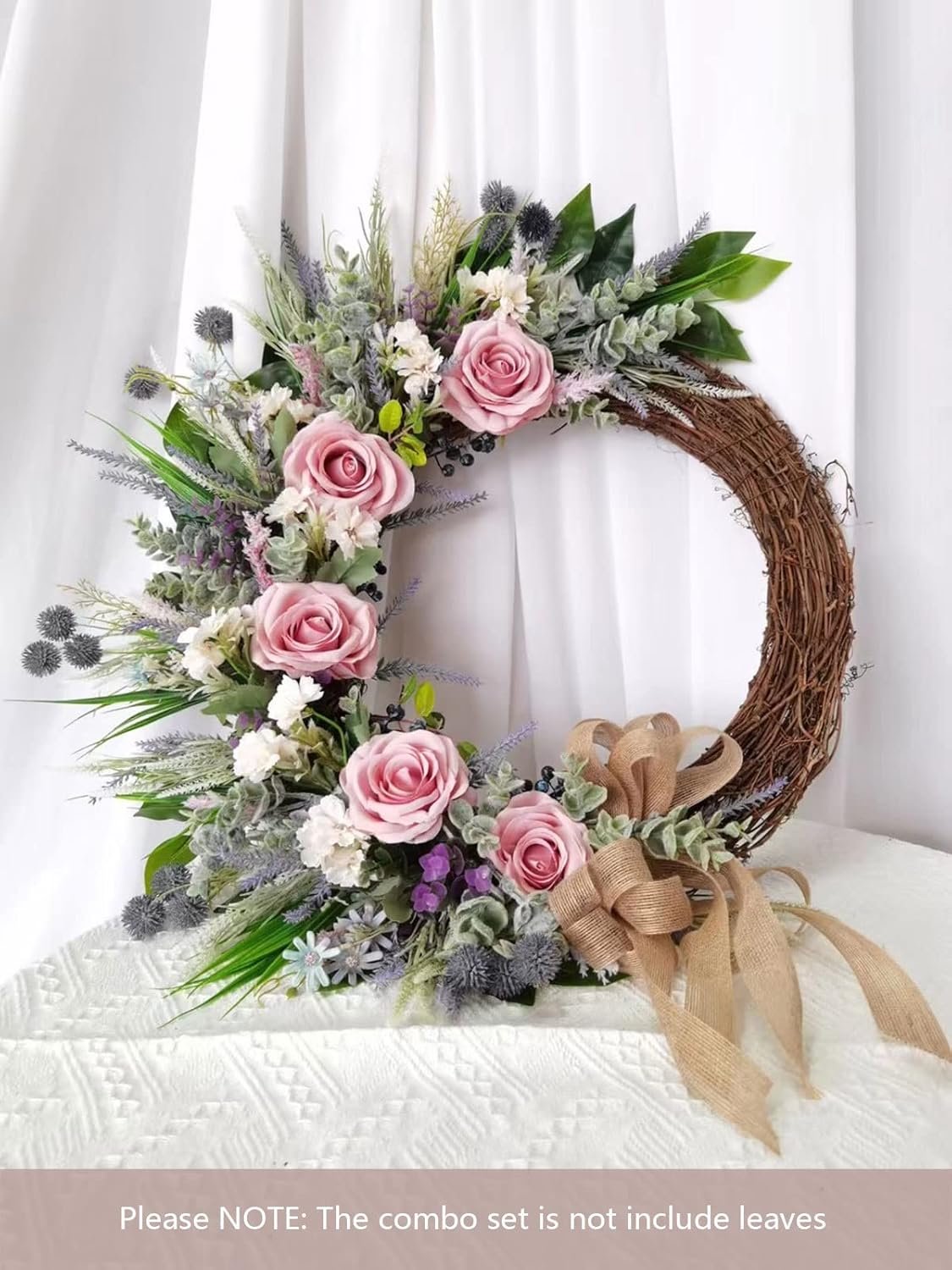 Wholesale Artificial Pink Roses Bouquets Box Set 19pcs Dusty Blush Fake Floral Arrangements for DIY Bridal Wedding Shower Party Table Centerpieces Home Decor Indoor Outdoor Supplier