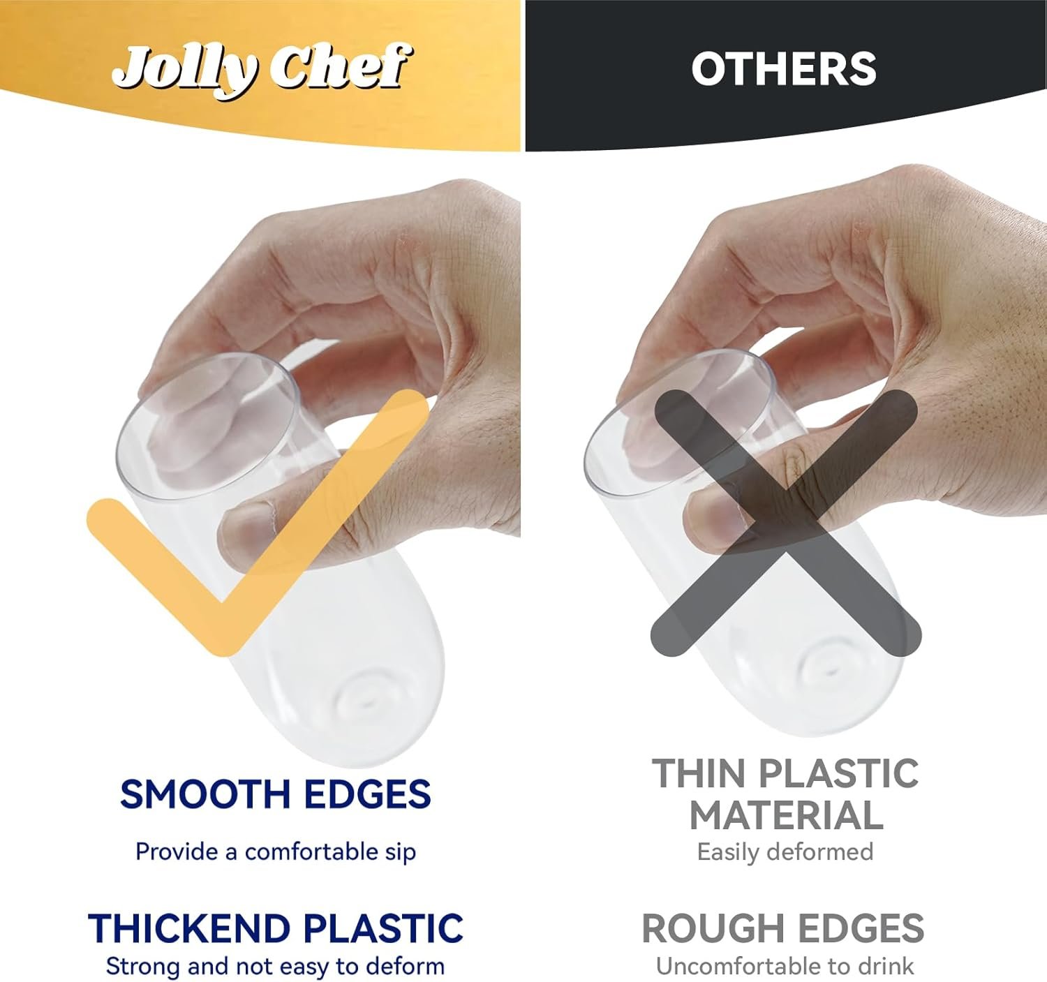 Wholesale 48 Pack 9 oz Stemless Plastic Champagne Flutes Crystal Clear Disposable Unbreakable Toasting Glasses for Wedding Birthday Party Thanksgiving Supplier Wholesale 48 Pack 9 oz Stemless Plastic Champagne Flutes Crystal Clear Disposable Unbreakable Toasting Glasses for Wedding Birthday Party Thanksgiving Supplier