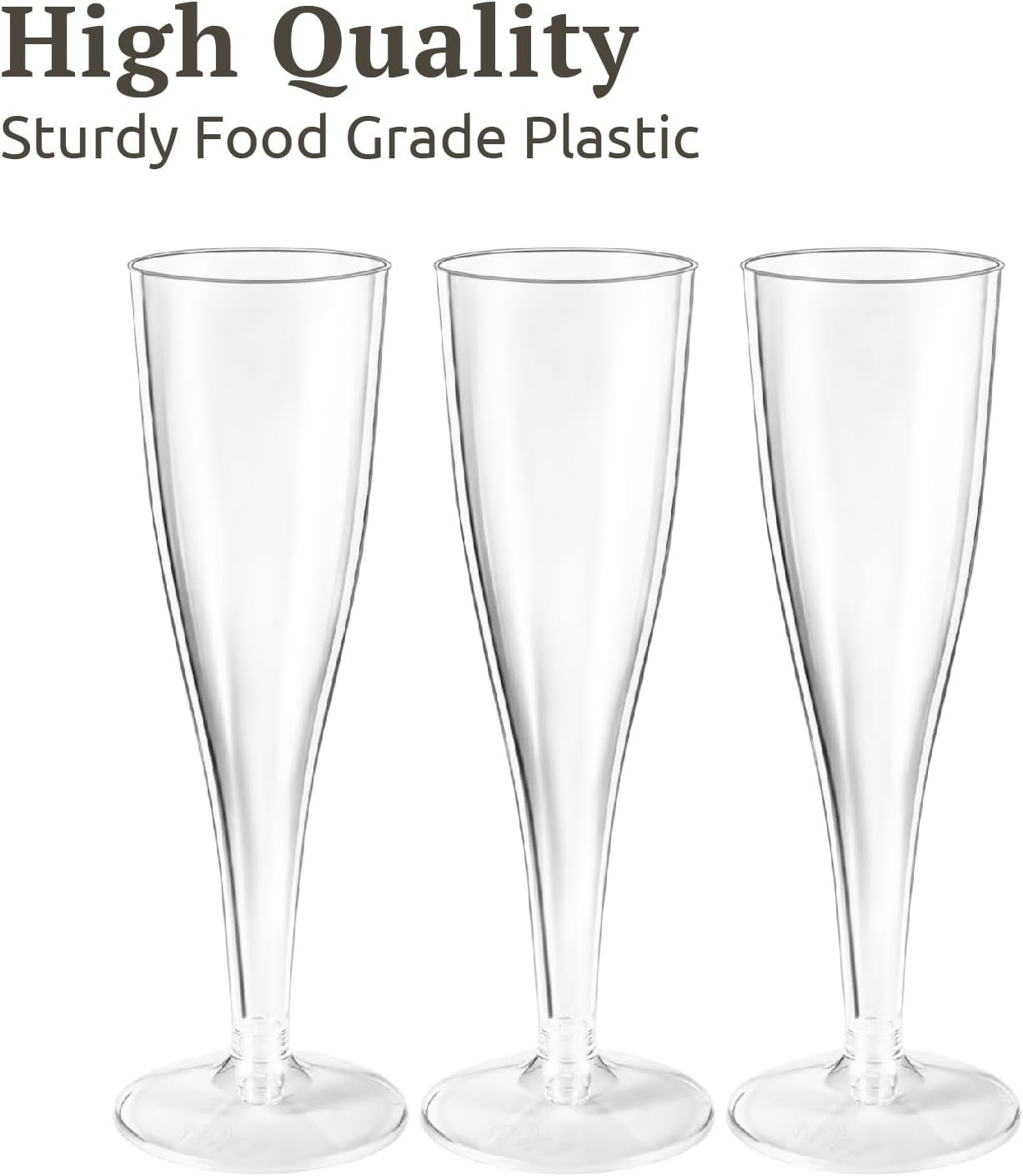 Wholesale Disposable Plastic Champagne Flutes 5oz 30 Pack Clear Mimosa Glasses Elegant Wine Cups for Wedding Party Birthday Bridal Shower Easy Cleanup Supplier Wholesale Disposable Plastic Champagne Flutes 5oz 30 Pack Clear Mimosa Glasses Elegant Wine Cups for Wedding Party Birthday Bridal Shower Easy Cleanup Supplier