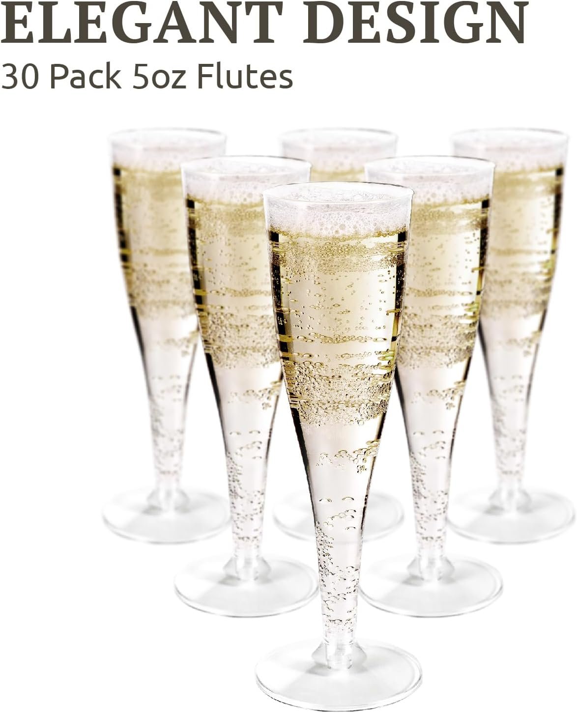 Wholesale Disposable Plastic Champagne Flutes 5oz 30 Pack Clear Mimosa Glasses Elegant Wine Cups for Wedding Party Birthday Bridal Shower Easy Cleanup Supplier Wholesale Disposable Plastic Champagne Flutes 5oz 30 Pack Clear Mimosa Glasses Elegant Wine Cups for Wedding Party Birthday Bridal Shower Easy Cleanup Supplier
