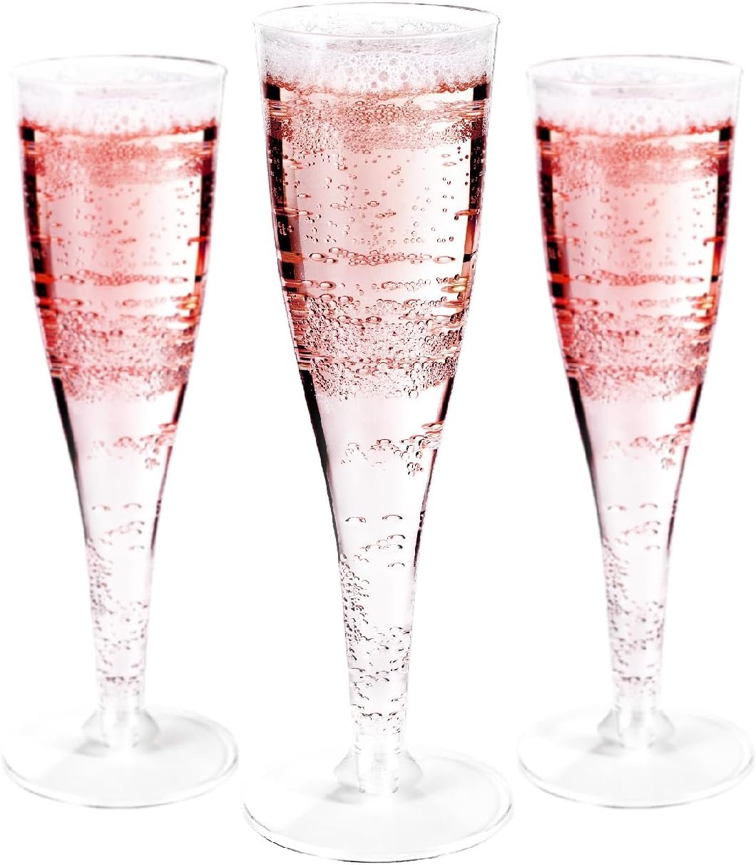 Wholesale Disposable Plastic Champagne Flutes 5oz 30 Pack Clear Mimosa Glasses Elegant Wine Cups for Wedding Party Birthday Bridal Shower Easy Cleanup Supplier Wholesale Disposable Plastic Champagne Flutes 5oz 30 Pack Clear Mimosa Glasses Elegant Wine Cups for Wedding Party Birthday Bridal Shower Easy Cleanup Supplier
