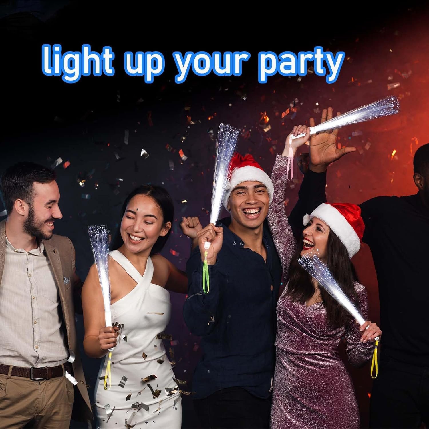 Wholesale 25 Pcs White Fiber Optic Wands 3 Models Wedding Sparklers Glow Sticks LED Light Up Sticks for Wedding Bridal Shower Birthday Valentine's Day Supplier Wholesale 25 Pcs White Fiber Optic Wands 3 Models Wedding Sparklers Glow Sticks LED Light Up Sticks for Wedding Bridal Shower Birthday Valentine's Day Supplier