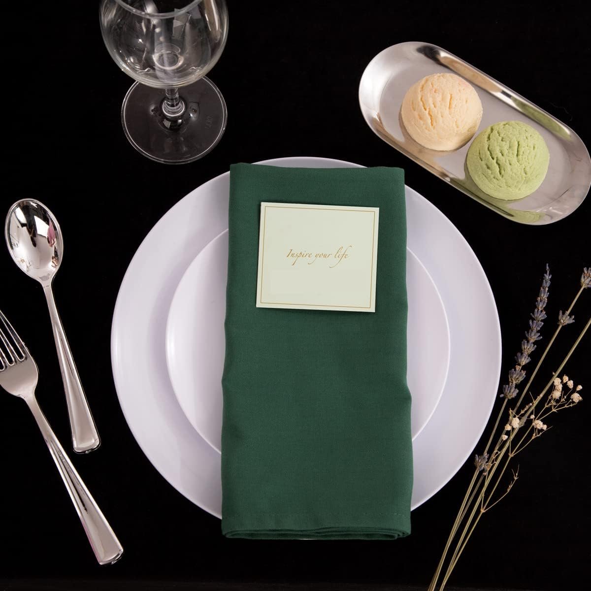 Wholesale 100PCS Heavyweight Disposable White Plastic Plates 50 Dinner and 50 Dessert Salad for Wedding Party Supplier