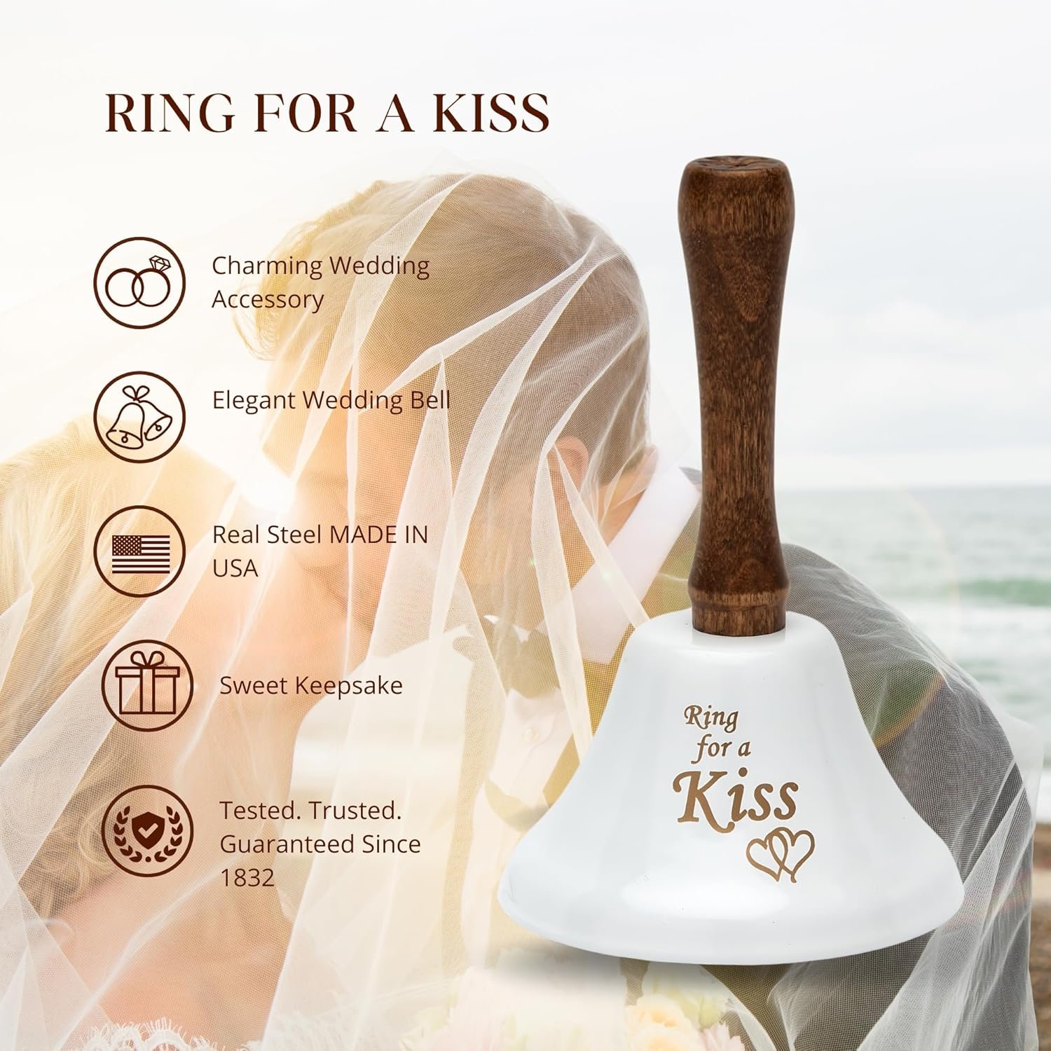 Wholesale Wedding Bells Ring for a Kiss, Loud Cowbell, Tea Bell, Ornamental Bells, Party Bell, Reception and Rehearsal Dinner Bells, Countertop Service Call Bell Supplier Wholesale Wedding Bells Ring for a Kiss, Loud Cowbell, Tea Bell, Ornamental Bells, Party Bell, Reception and Rehearsal Dinner Bells, Countertop Service Call Bell Supplier
