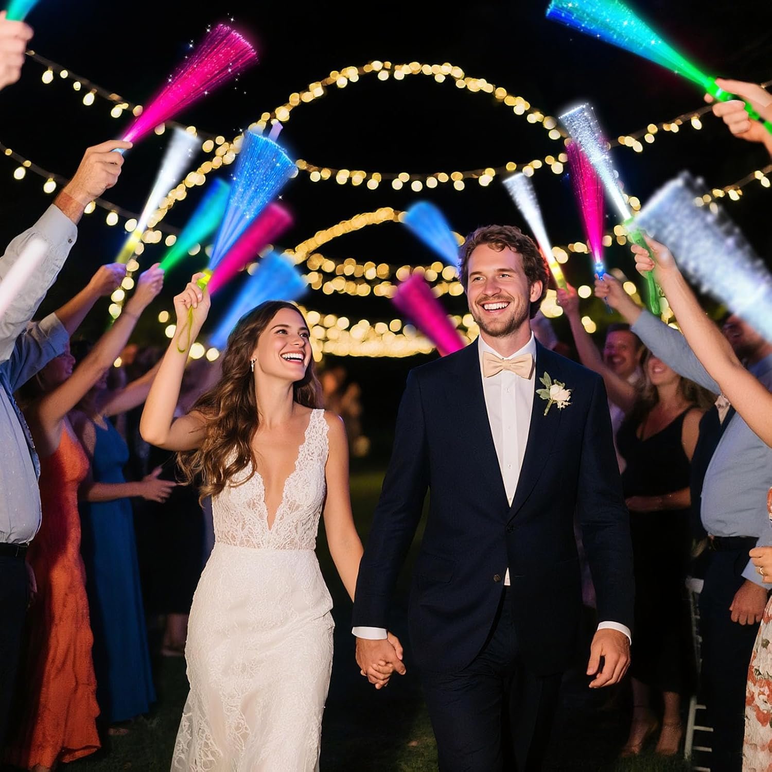 Wholesale 12PCS 3 Modes Colorful Flashing LED Glow Sticks Party Supplies Light Up Glow in the Dark Toys for Kids Christmas Wedding Birthday Favors Supplier