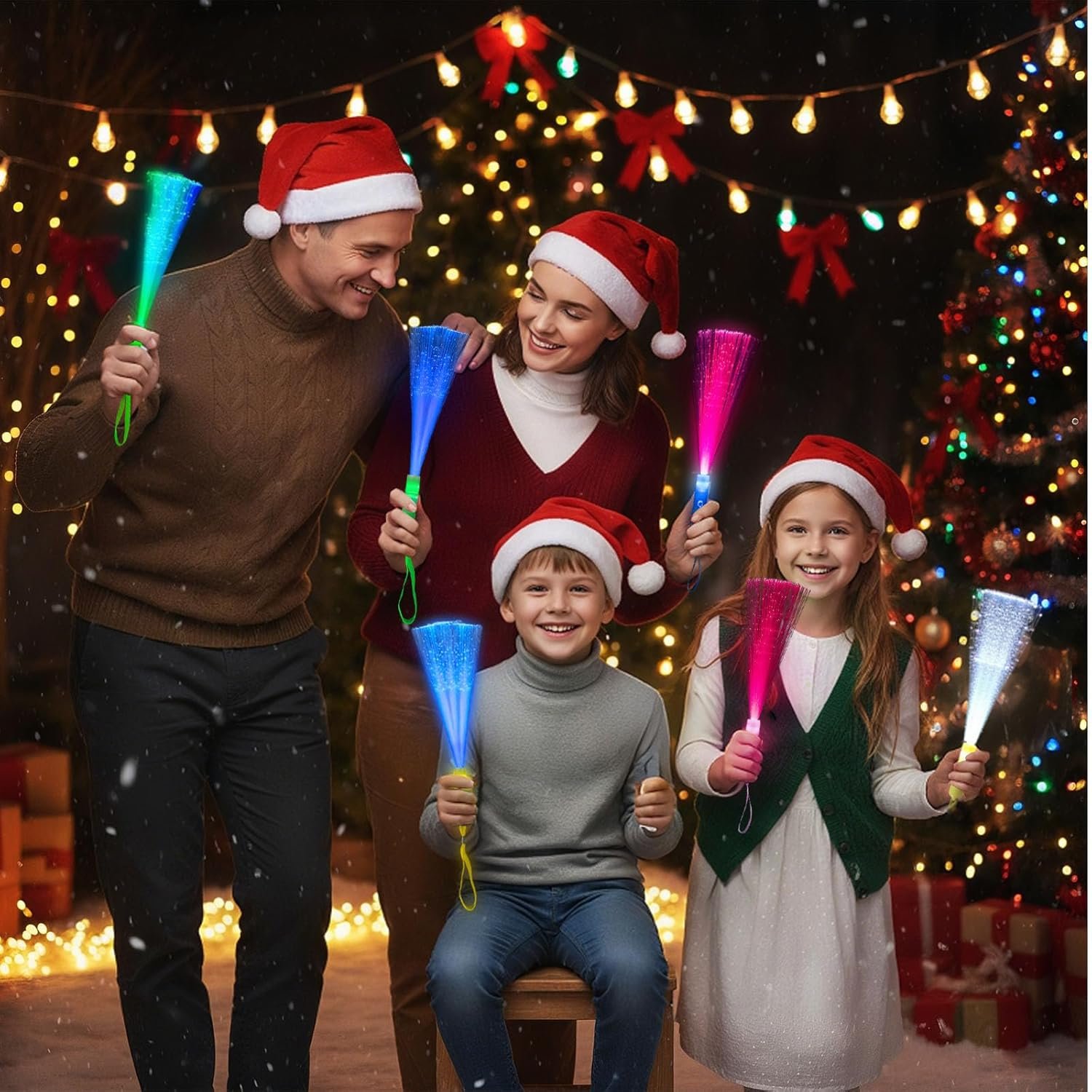 Wholesale 12PCS 3 Modes Colorful Flashing LED Glow Sticks Party Supplies Light Up Glow in the Dark Toys for Kids Christmas Wedding Birthday Favors Supplier