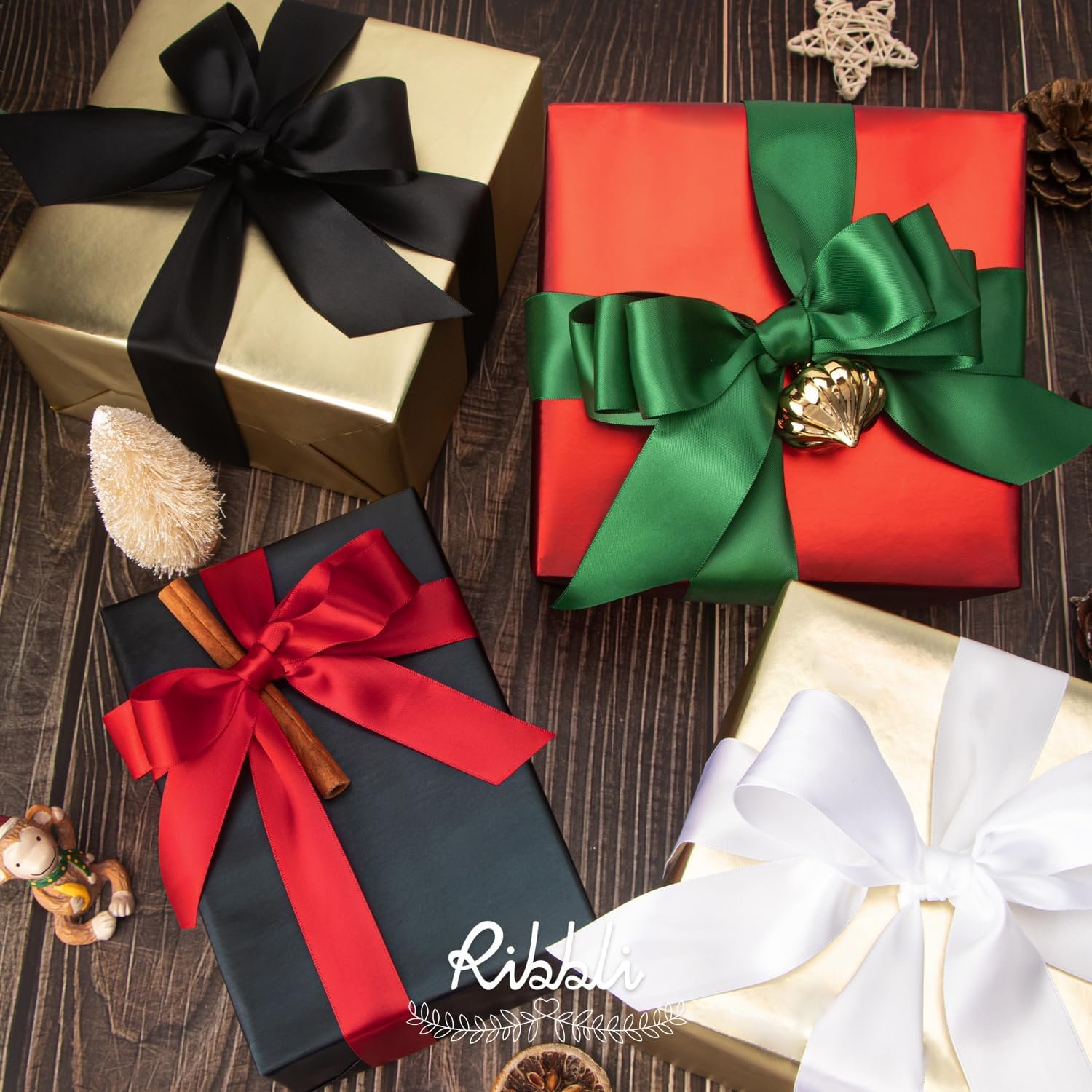 Wholesale Double Faced Red Satin Ribbon 1” x Continuous 25 Yards for Bows Bouquets Christmas Gift Wrapping Floral Arrangements Supplier Wholesale Double Faced Red Satin Ribbon 1” x Continuous 25 Yards for Bows Bouquets Christmas Gift Wrapping Floral Arrangements Supplier