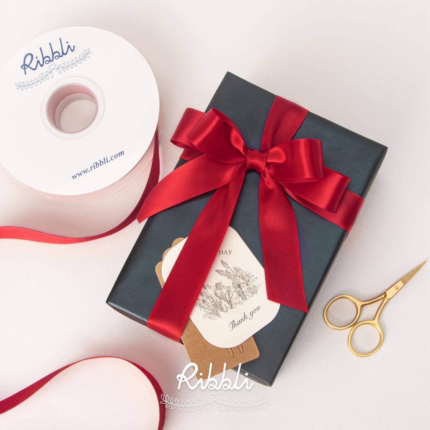 Wholesale Double Faced Red Satin Ribbon 1” x Continuous 25 Yards for Bows Bouquets Christmas Gift Wrapping Floral Arrangements Supplier Wholesale Double Faced Red Satin Ribbon 1” x Continuous 25 Yards for Bows Bouquets Christmas Gift Wrapping Floral Arrangements Supplier