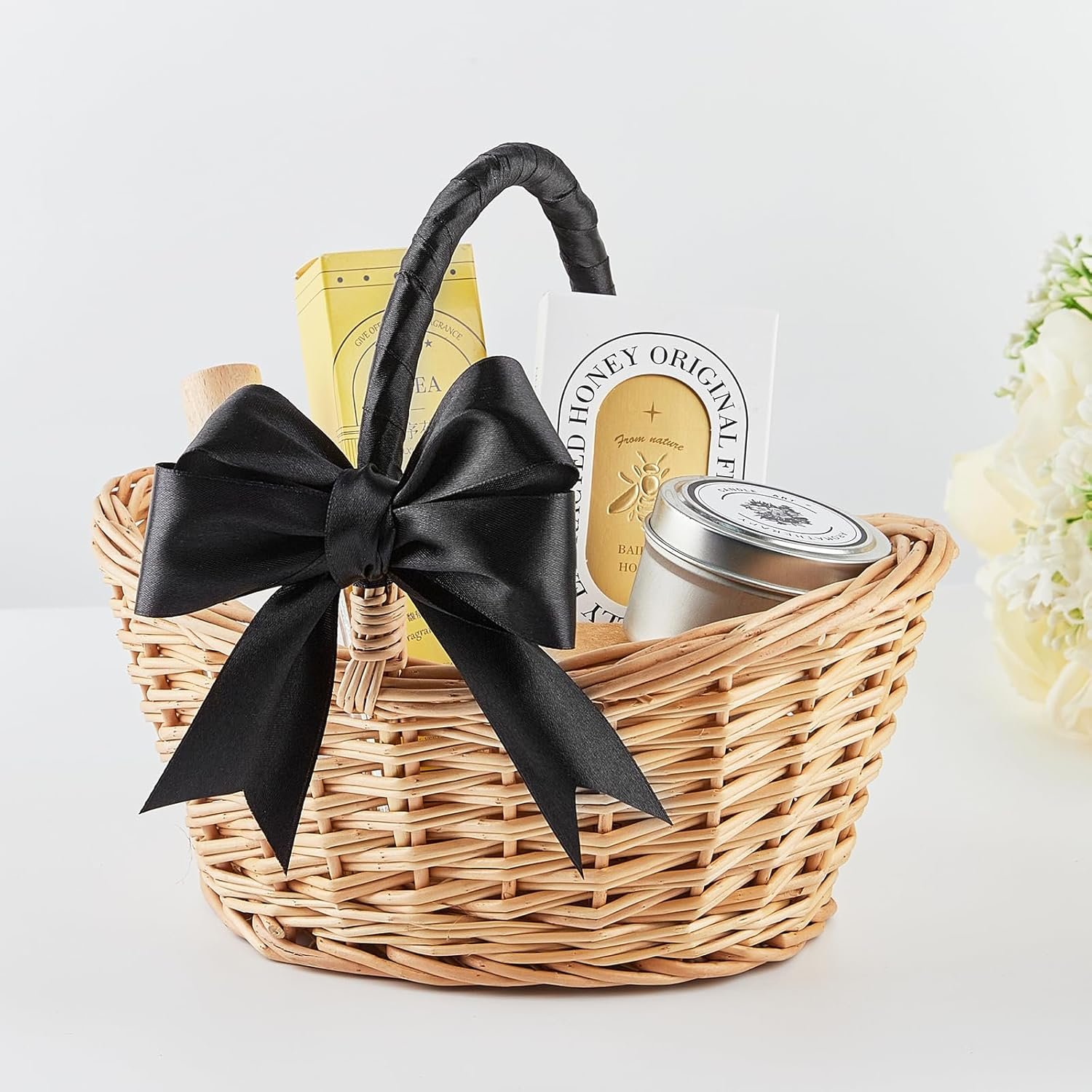 Wholesale 1-1/2 Inches 50 Yards Black Satin Ribbon Solid Fabric Roll for Flower Bouquets Gift Wrapping Wedding Handmade Crafts Supplier