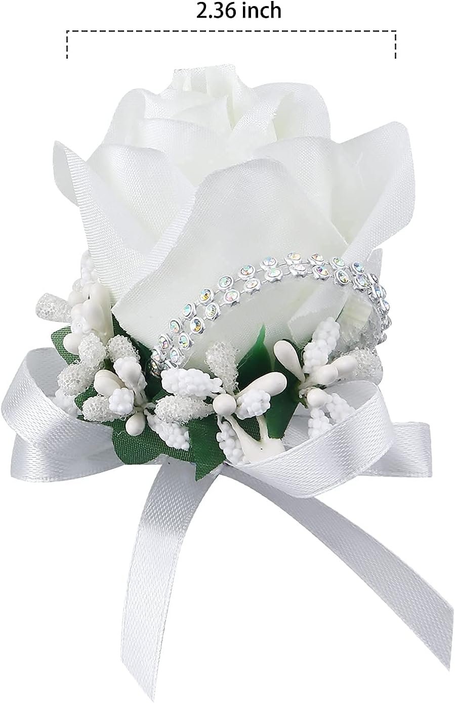 Wholesale Wrist Corsage 4 Packs White Rose Flower Wristband for Bride Bridesmaid Wedding Prom Party Supplier Wholesale Wrist Corsage 4 Packs White Rose Flower Wristband for Bride Bridesmaid Wedding Prom Party Supplier