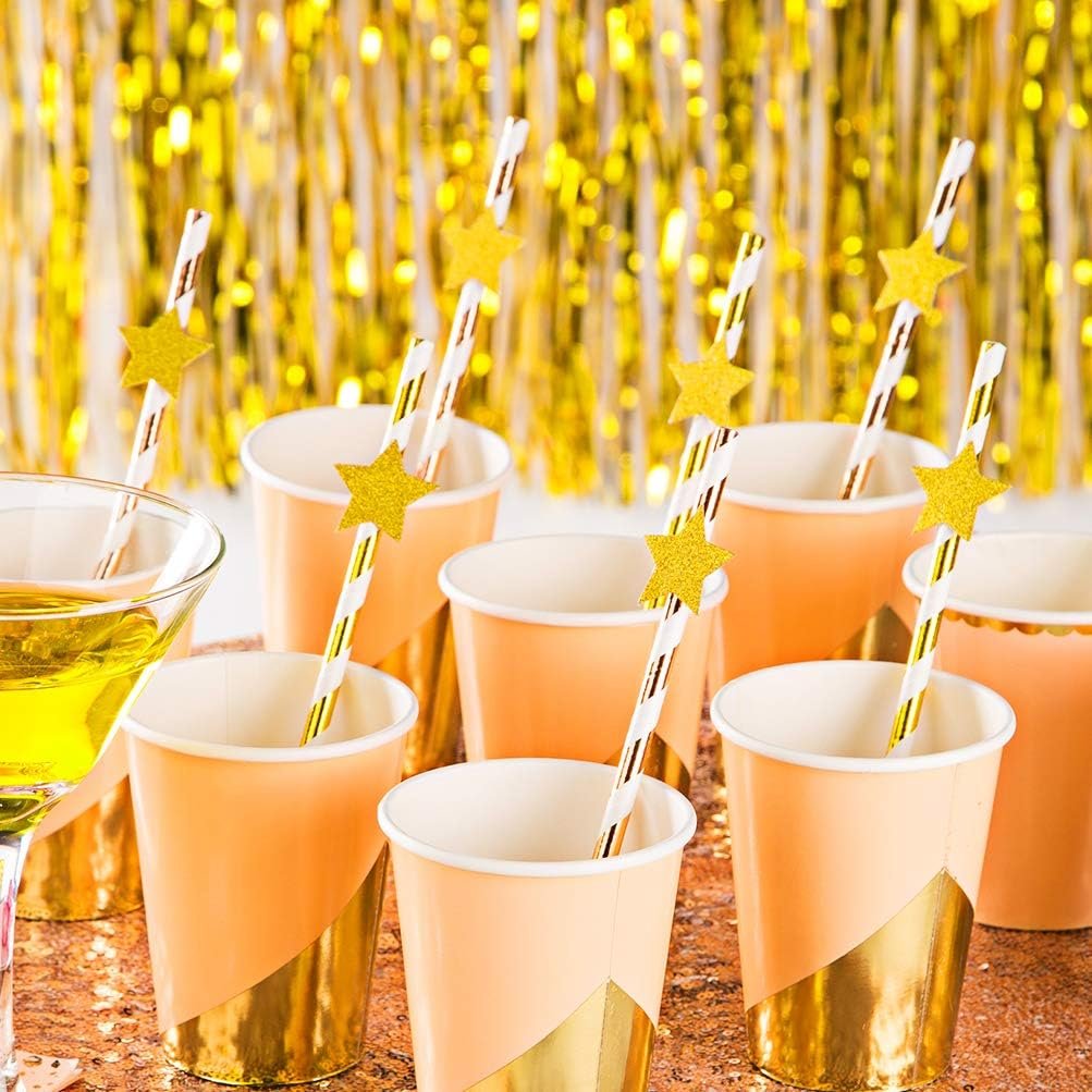 Wholesale Glitter Five Star Confetti Wedding Party Table Decor 1.2’’ in Diameter Glitter Gold 200pc Supplier