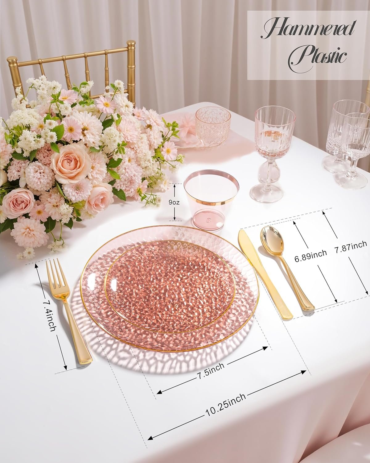 Wholesale 175PCS Clear Burgundy Hammered Disposable Plastic Dinnerware Set Includes 25 Dinner Plates 25 Dessert Plates 25 Cups 25 Rolled Napkin Cutlery for Parties Supplier Wholesale 175PCS Clear Burgundy Hammered Disposable Plastic Dinnerware Set Includes 25 Dinner Plates 25 Dessert Plates 25 Cups 25 Rolled Napkin Cutlery for Parties Supplier