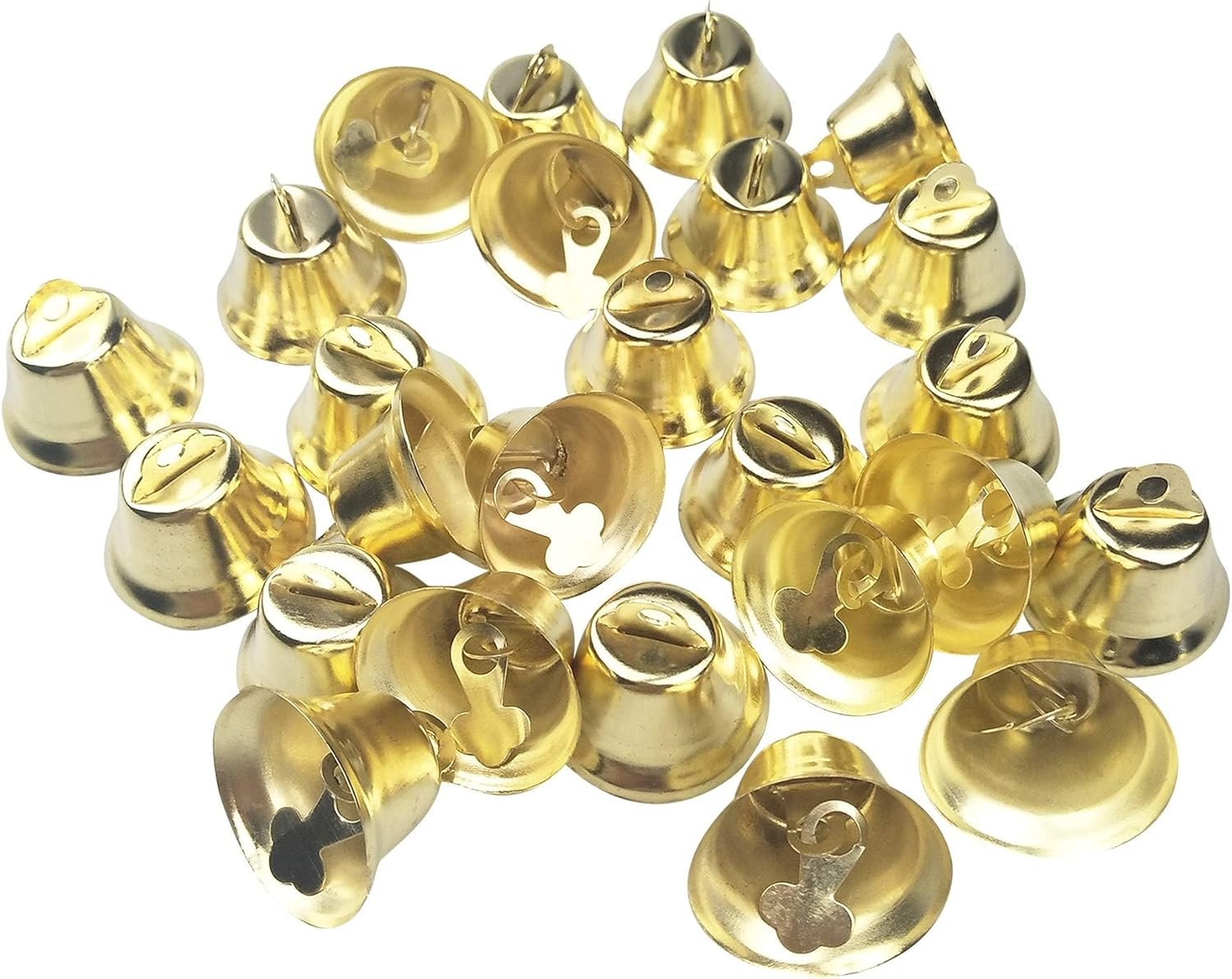 Wholesale 60PCS 26mm/1inch Gold Mini Liberty Bells for Crafts Favors Decorating Wind Chimes Supplier