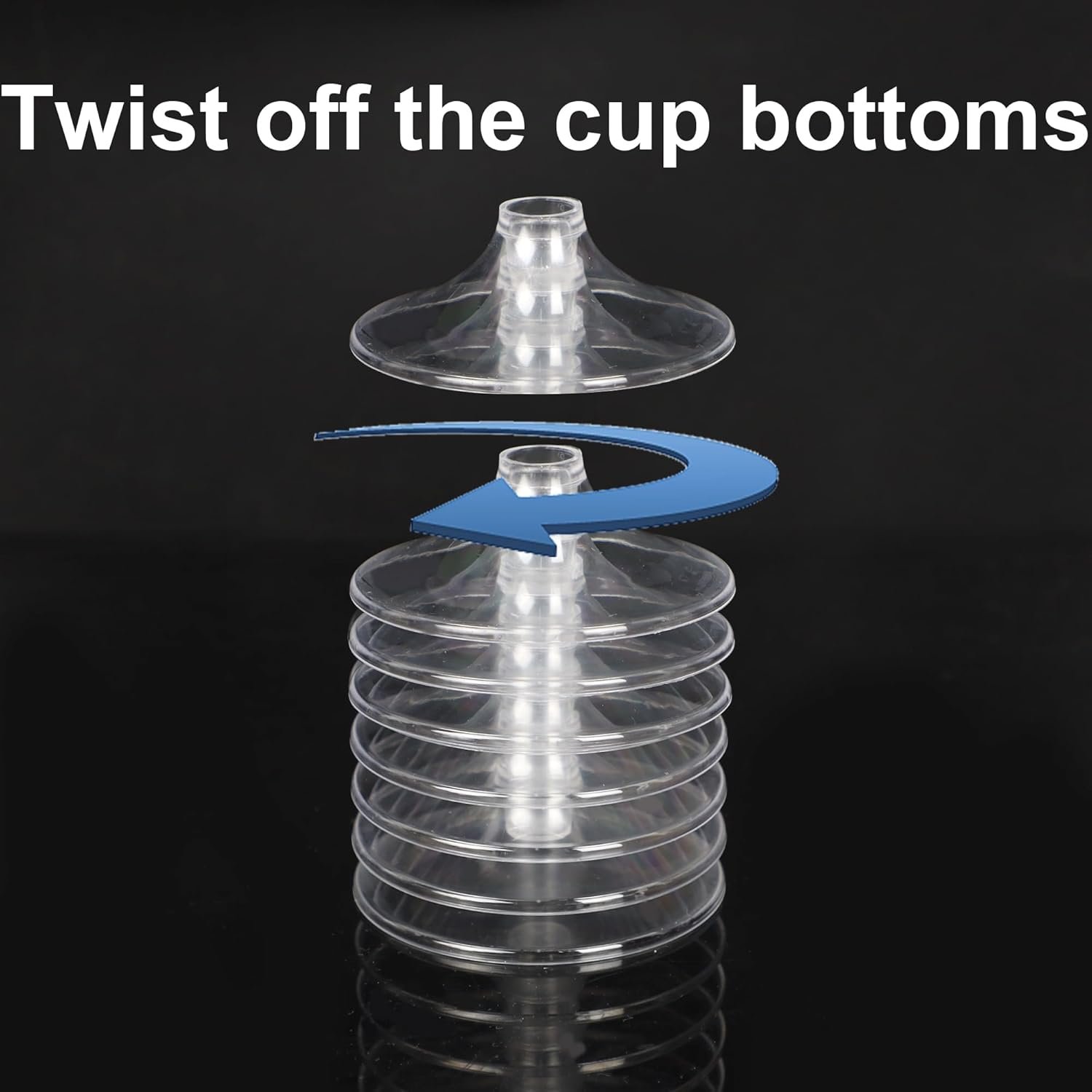 Wholesale 100 4.5oz Clear Plastic Champagne Flutes Disposable Hard Stemware Cups with Golden Rim for Weddings Graduation Parties Bridal Showers Birthday Celebrations Supplier