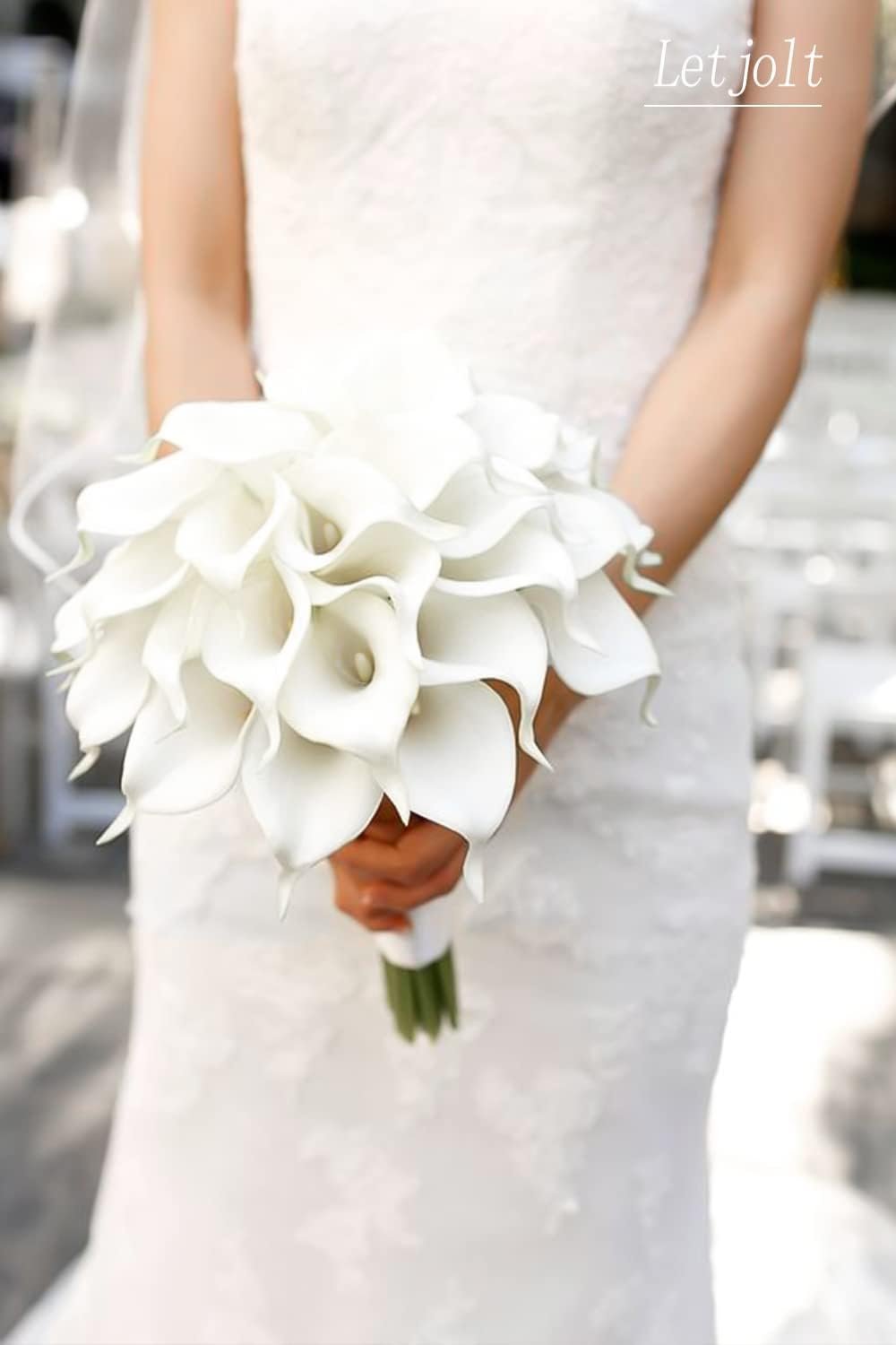 Wholesale 12Pcs White Calla Lily Artificial Flowers Bouquet Wedding Bride Shower Blessing Gift Home Decoration Supplier