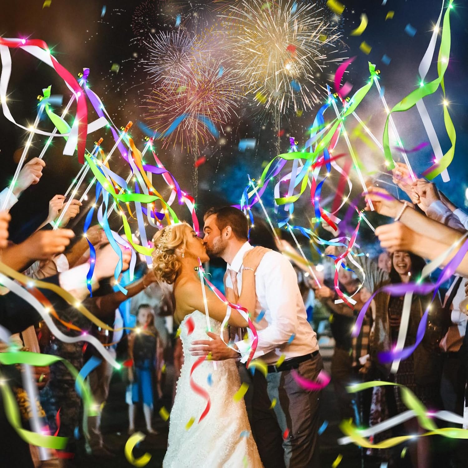 Wholesale 100 PCS LED Light Up Fairy Wands with Bells and 3 Flashing Modes for Weddings New Year Raves Concerts Birthdays Parties Supplier Wholesale 100 PCS LED Light Up Fairy Wands with Bells and 3 Flashing Modes for Weddings New Year Raves Concerts Birthdays Parties Supplier