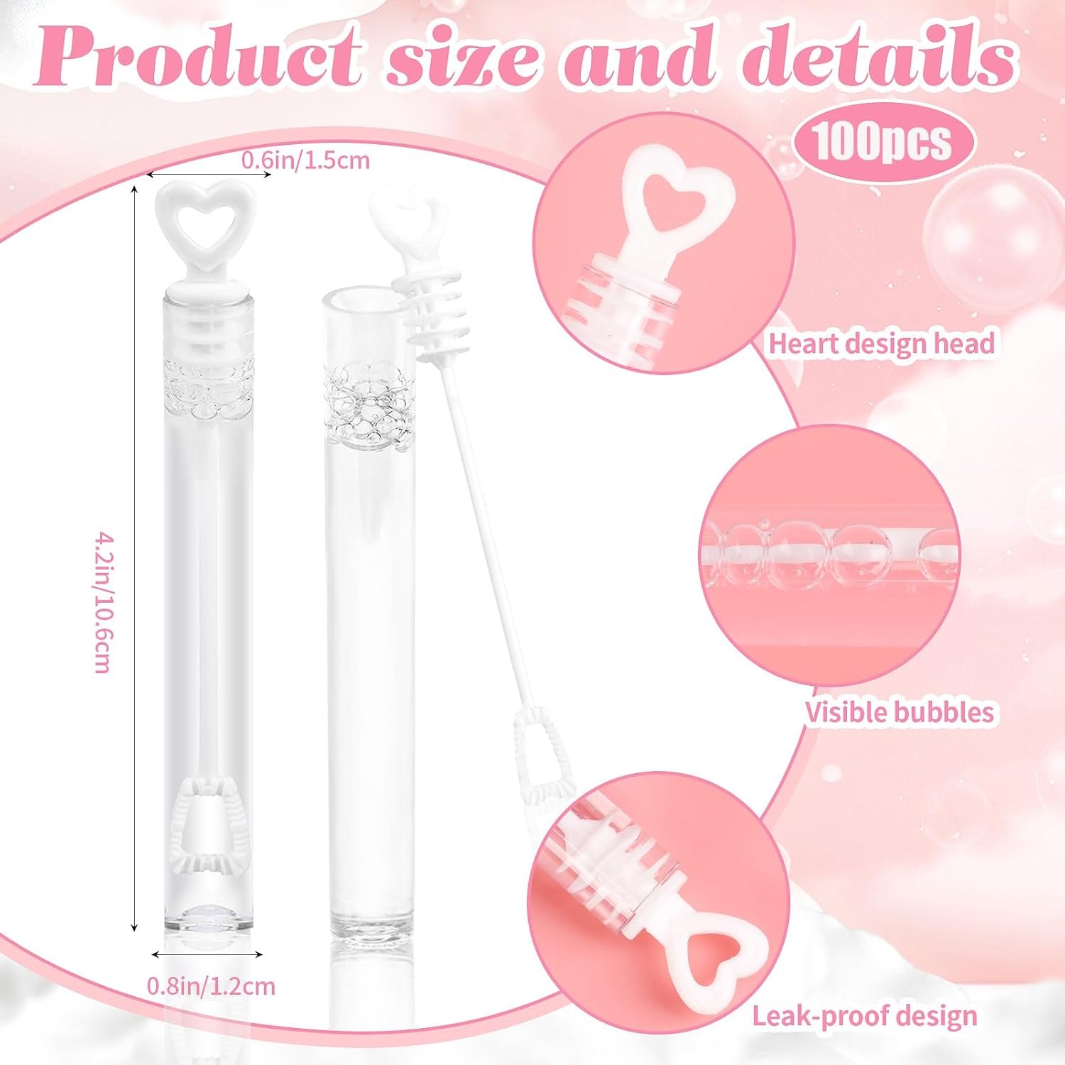 Wholesale 100pcs Mini White Heart Bubble Wand Wedding Party Favor Bachelorette Valentines Day Decoration Supplier Wholesale 100pcs Mini White Heart Bubble Wand Wedding Party Favor Bachelorette Valentines Day Decoration Supplier