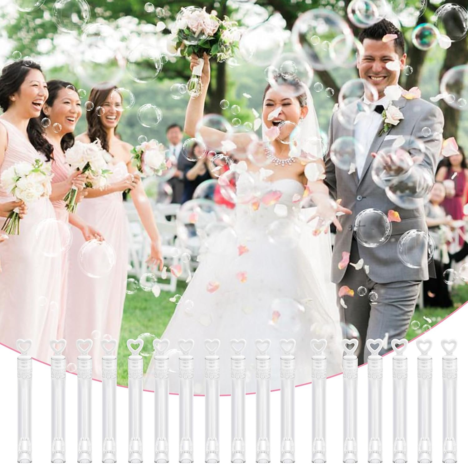 Wholesale 100pcs Mini White Heart Bubble Wand Wedding Party Favor Bachelorette Valentines Day Decoration Supplier Wholesale 100pcs Mini White Heart Bubble Wand Wedding Party Favor Bachelorette Valentines Day Decoration Supplier