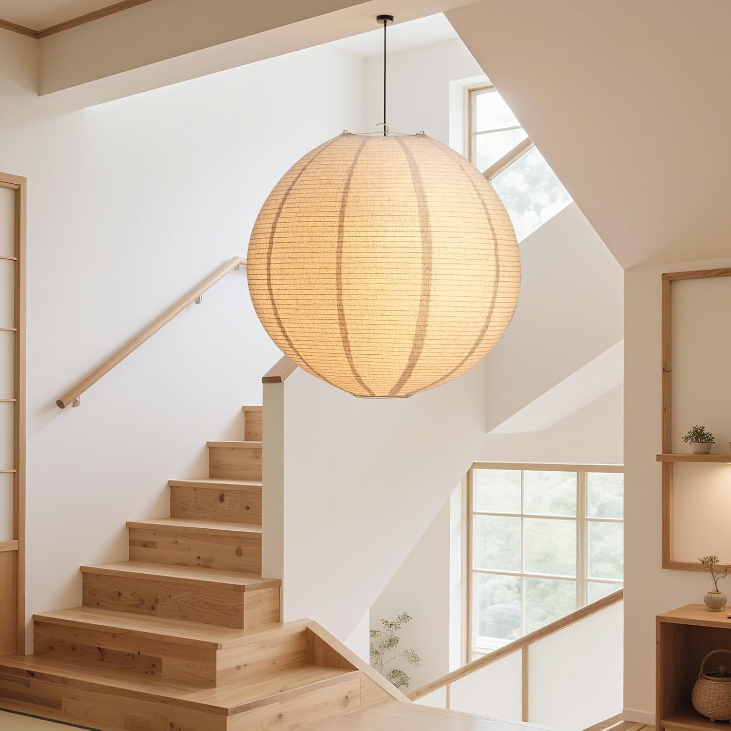 Wholesale Large 20 Inch Round Linen Hanging Pendant Lamp Shade Handmade Minimalist Decor Replaces Paper Lanterns for Living Room Hallway Bedroom Kitchen Supplier Wholesale Large 20 Inch Round Linen Hanging Pendant Lamp Shade Handmade Minimalist Decor Replaces Paper Lanterns for Living Room Hallway Bedroom Kitchen Supplier