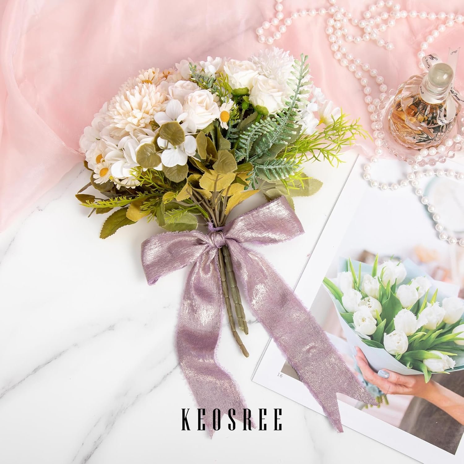 Wholesale Multicolor Silk Chiffon Frayed Shimmery Ribbon for Bridal Bouquets Christmas Gift Wrapping Wedding Decor Invitations 1.5