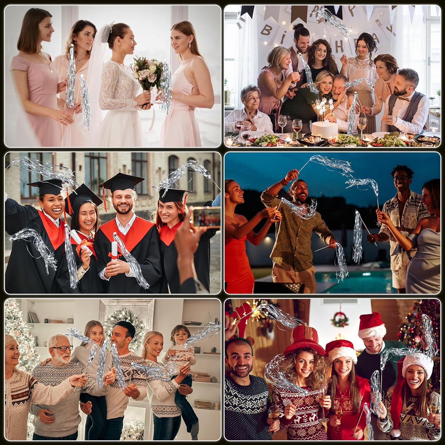 Wholesale 100 PCS Silver Wedding Wands Light Sticks for Send Offs and Parties Supplier Wholesale 100 PCS Silver Wedding Wands Light Sticks for Send Offs and Parties Supplier