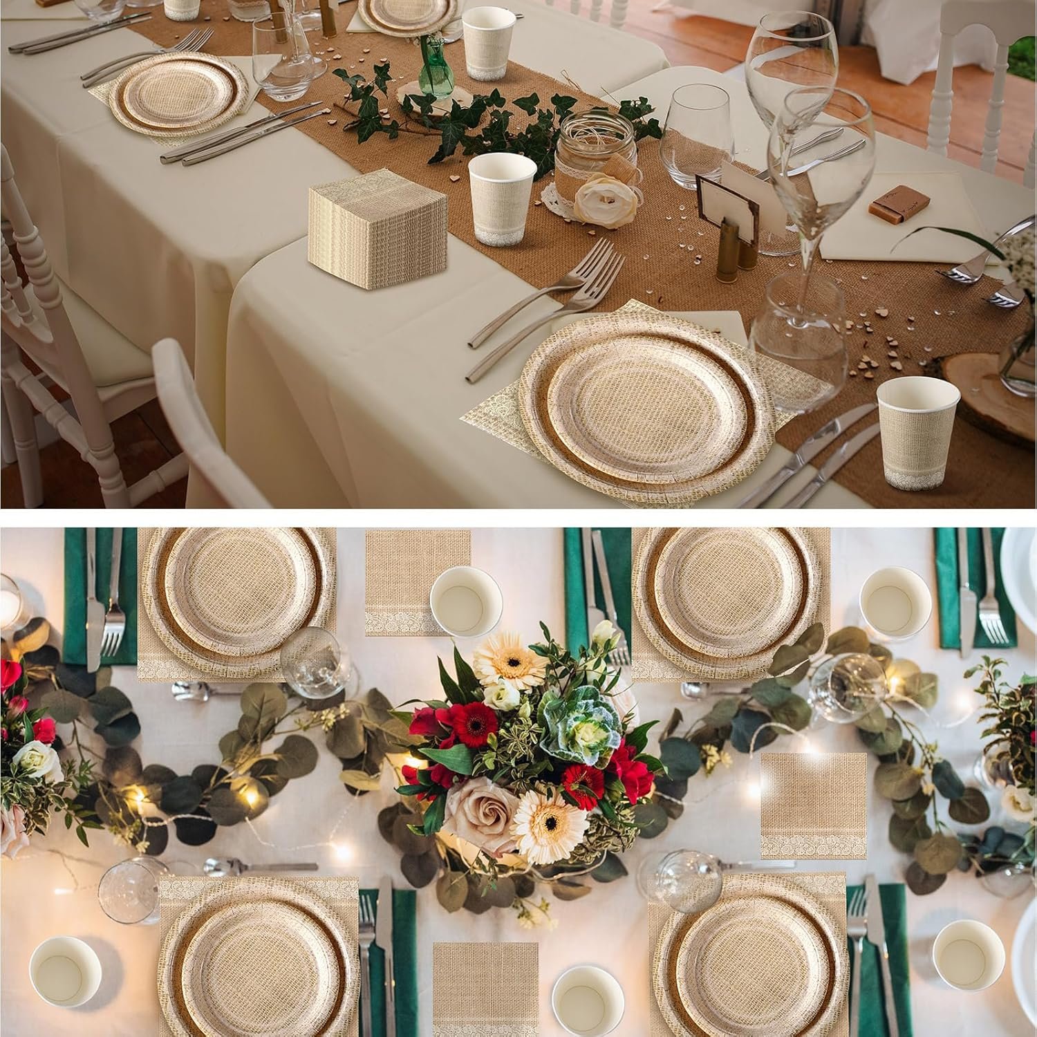 Wholesale 250 Pcs White Lace Disposable Tableware Set Paper Plates Napkins Cups Vintage Party Supplies for Wedding Bridal Shower Supplier Wholesale 250 Pcs White Lace Disposable Tableware Set Paper Plates Napkins Cups Vintage Party Supplies for Wedding Bridal Shower Supplier