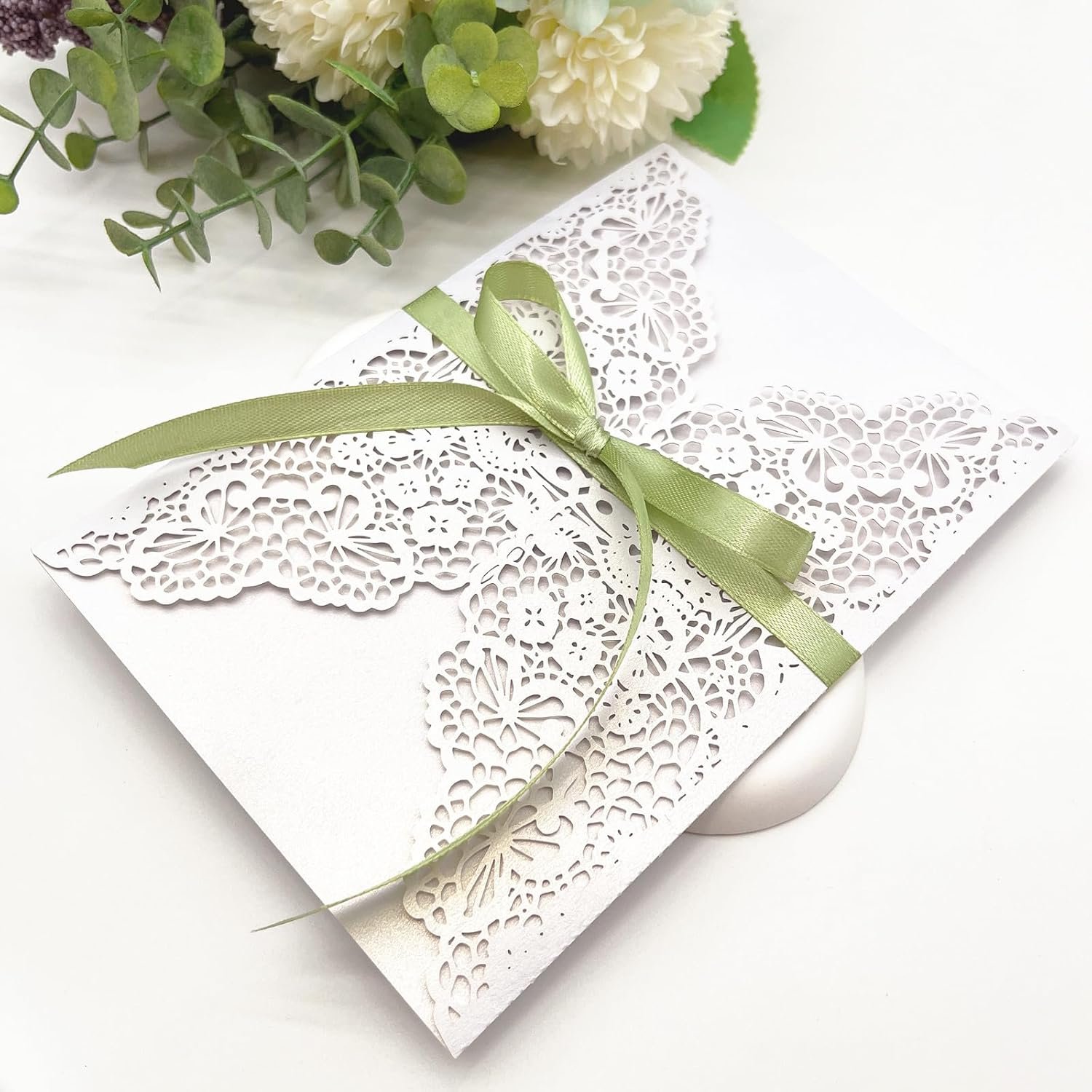 Wholesale Sage Green Satin Ribbon 3/8 Inch x 25 Yards Solid Color for Gift Wrapping Hair Bows Easter Crafts Wreaths Floral Bouquets Wedding Party Baby Shower DIY Projects Supplier