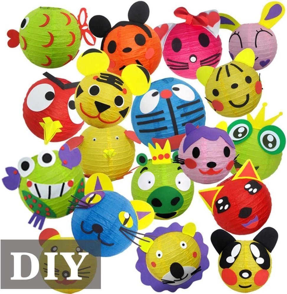 Wholesale 16 Pcs Colorful Multicolor Paper Lanterns Sizes 4” 6” 8” 10” Hanging Ball Decorations for Home Parties Weddings Supplier