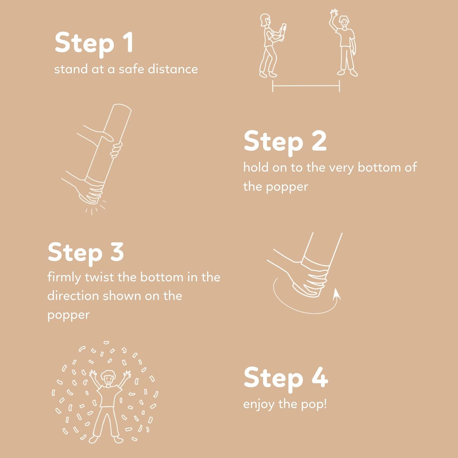 Wholesale White Biodegradable Heart Confetti Poppers 6 Pack 12 in Party Decoration for Valentine's Day Wedding Bridal Shower Wedding Supplies Favors Supplier